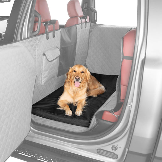 Ruff Liners XL Back Seat Dog Bed Cushion, Black – As Seen on Shark Tank – for XL Seat Extenders/Floor Covers – Waterproof, Machine-Washable – Backseat Dog Bed with Rebound Foam