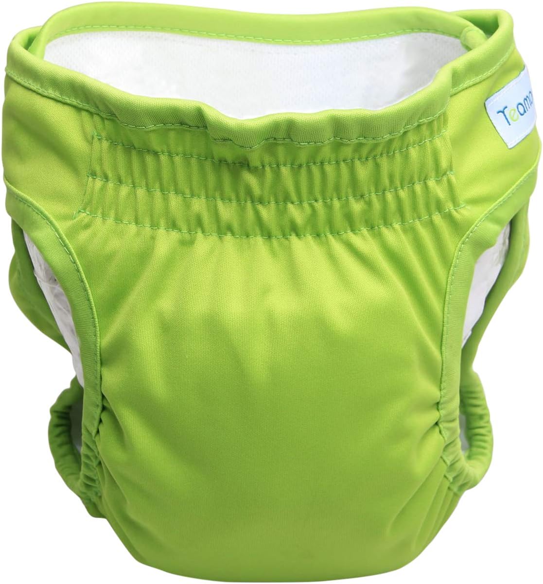 Teamoy 4pcs Washable Female Dog Diapers, Reusable Doggie Diaper Wraps for Female Dogs, Super-Absorbent and Comfortable, Large