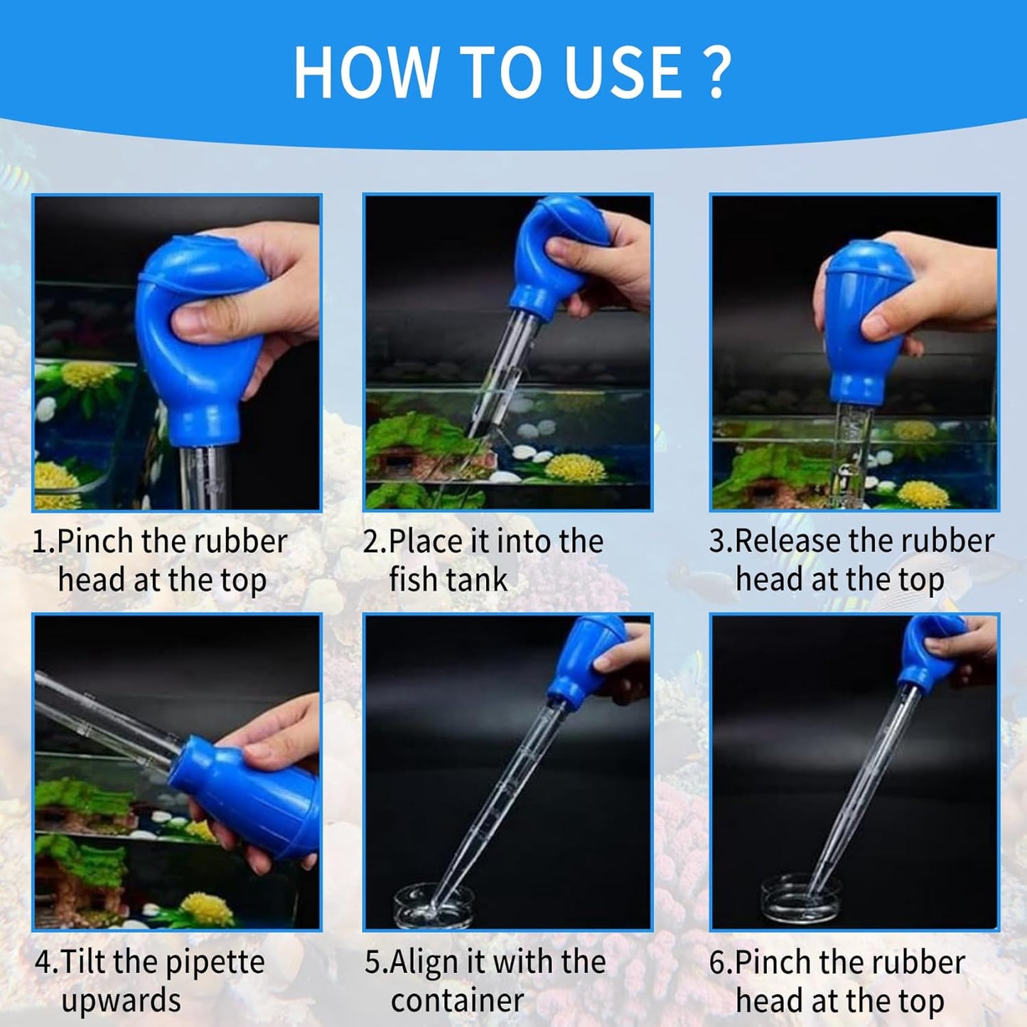 17.7in 1 Pieces Long Pipette for Fish Tank Coral Food Feeder Long Syringe Reef Coral Food Spot Feeder Tube for Reef Aquatic Plant Spider Snake Lizard，for Axolotl Tank Accessories