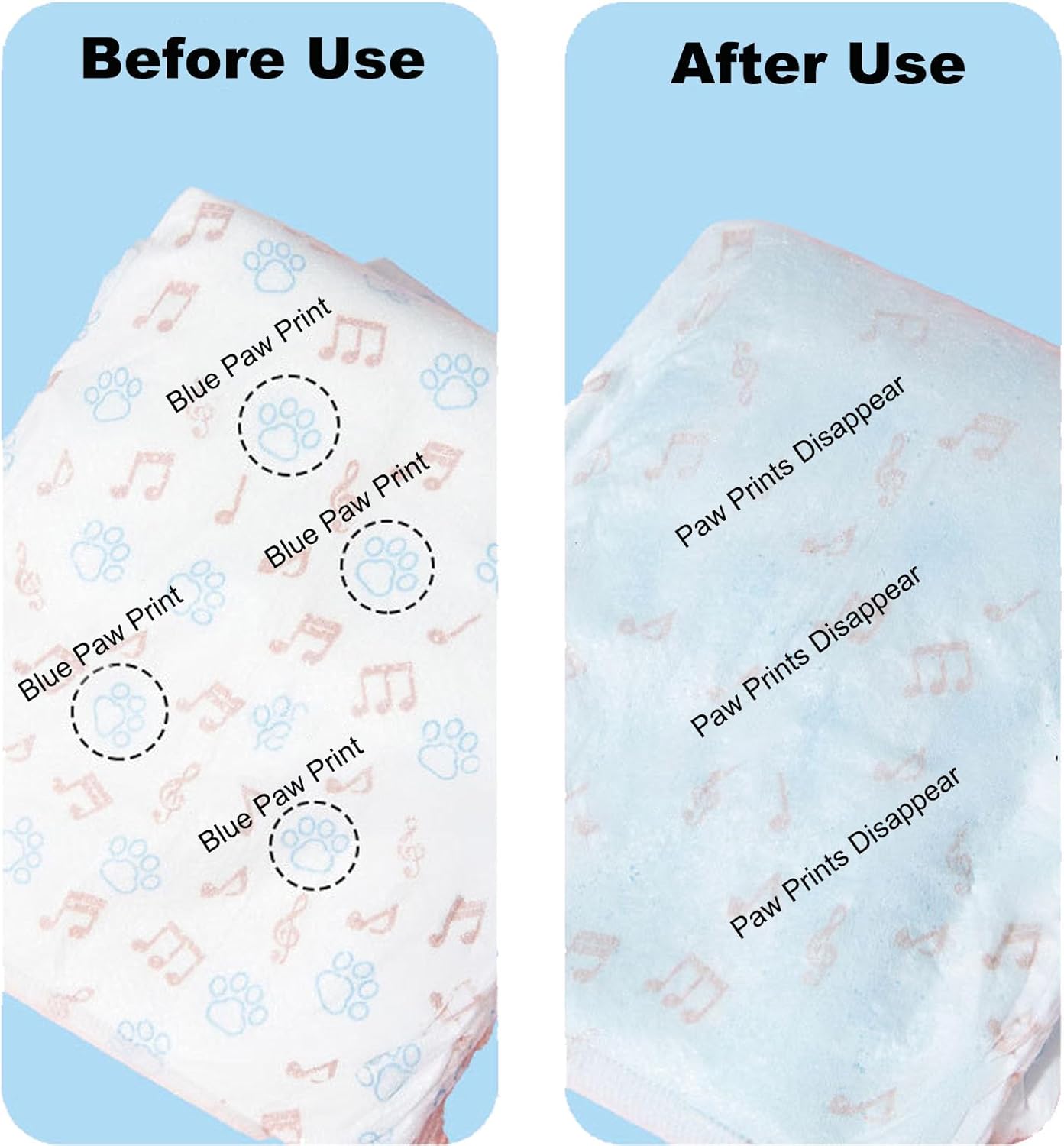 10Pcs Disposable Dog Diapers,Pull Up Stretchy Waist Wraps for Dogs in Heat Period, Strong Absorbency | Leak Proof | Elderly | Doggie Training Incontinence Female XXS