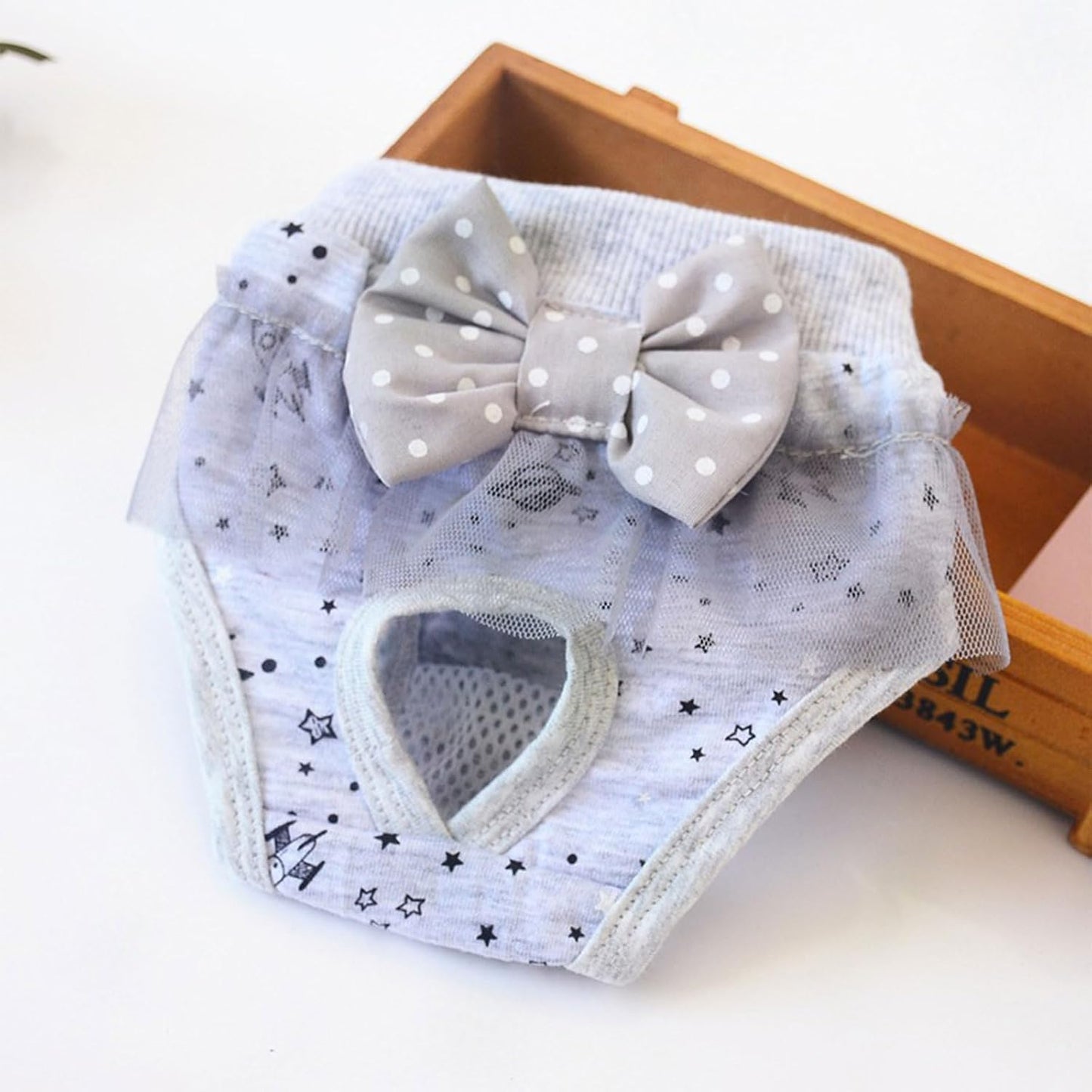 Dog Diaper Sanitary Panties for Girl Female Pet Physiological Pantie for Small Pet Kitten Jumpsuits Briefs Short Diapers Diapers Washable