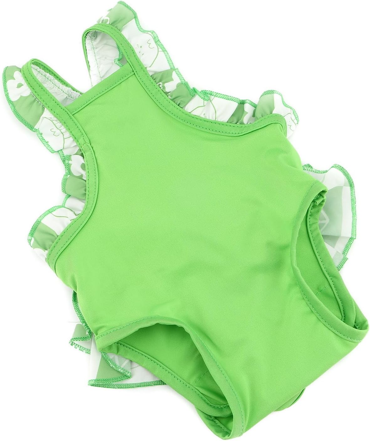 Female Dog Diapers with Suspenders Detachable Reusable Washable Puppy Sanitary Pantie Plaid Pet Period Panties Soft Doggie Underwear Jumpsuits in Heat Cycle Period,Green,L