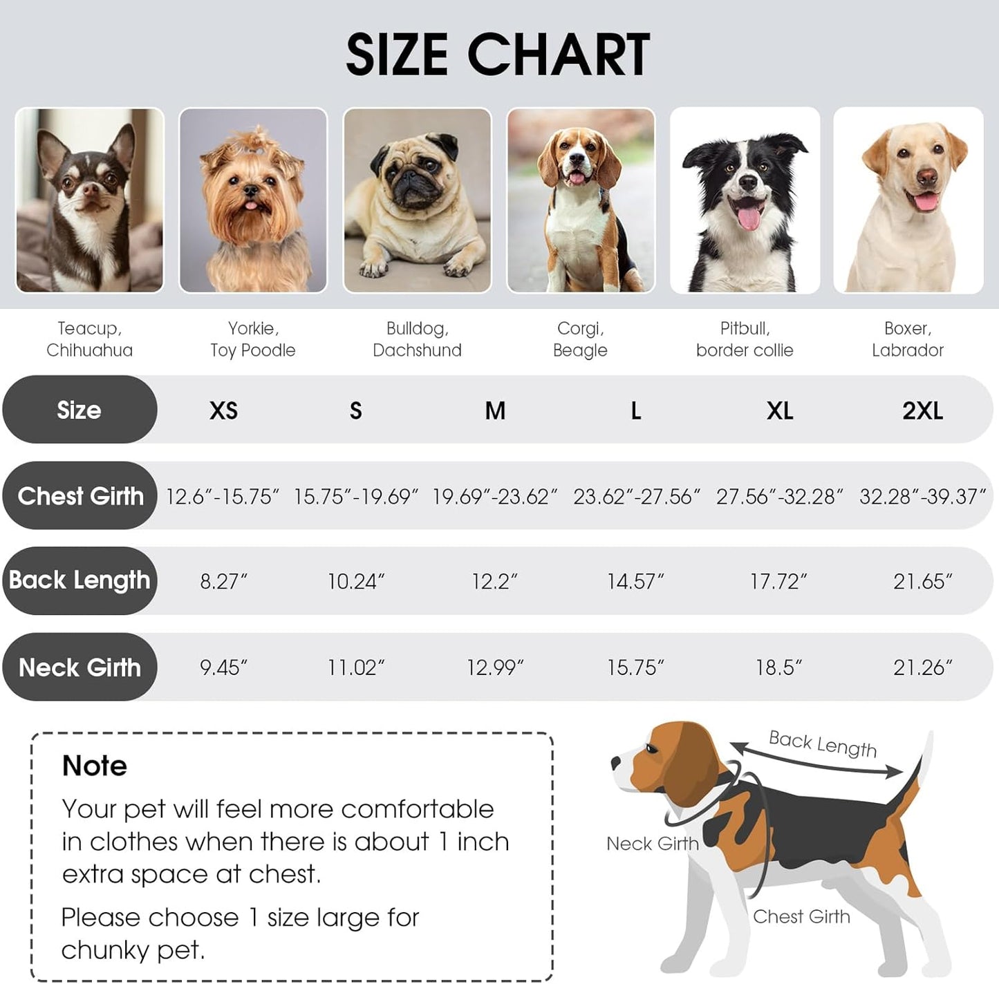 Queenmore Dog Recovery Suit, Soft Dog Surgery Suit for Female Male Dogs,Comfy Pet Surgery Recovery Suit,Anxiety Relief Calming Vest with Ear Muffs,Grey,M