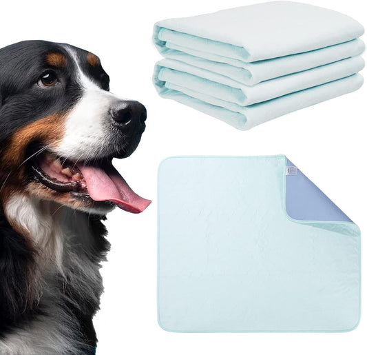 Avont Washable Pee Pads for Dogs, 2 Pack Reusable Puppy Pads Waterproof Pet Whelping Pad, 34" x 36" Highly Absorbent Potty Training Incontinence Mat for Crate Playpen Kennel