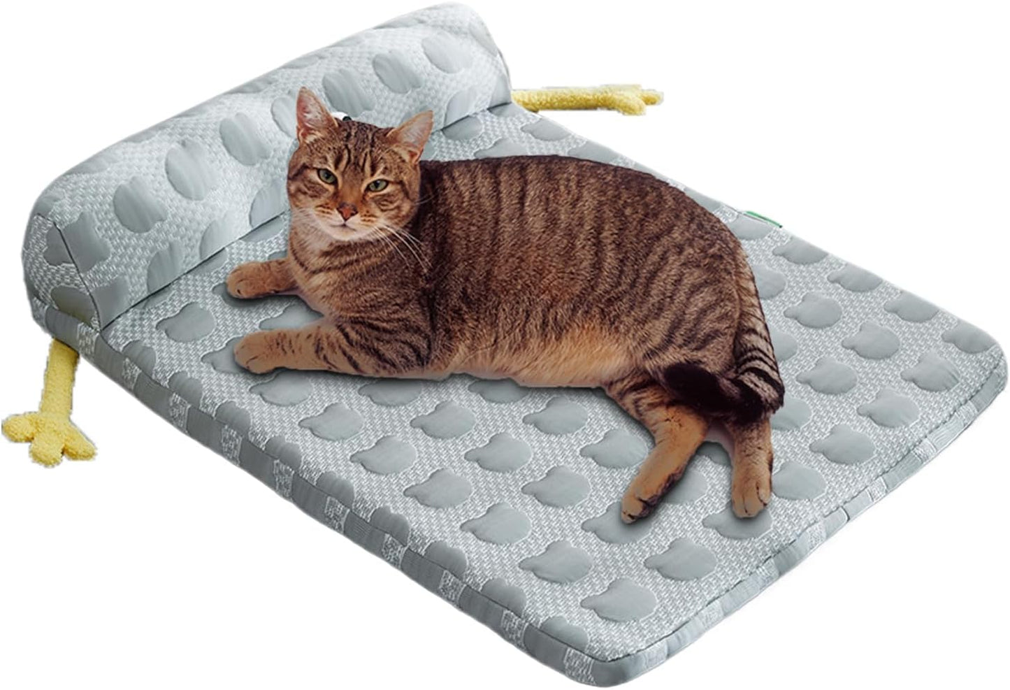 Cooling Dog Bed, Sleeping Mat Pad, Pet Cushion with Non-Slip, Cooling Pad with Washable Cover, Pet Accessories Collection, Comfort Kit for Puppy Cat Kennel Crate Indoor Outdoor Camping