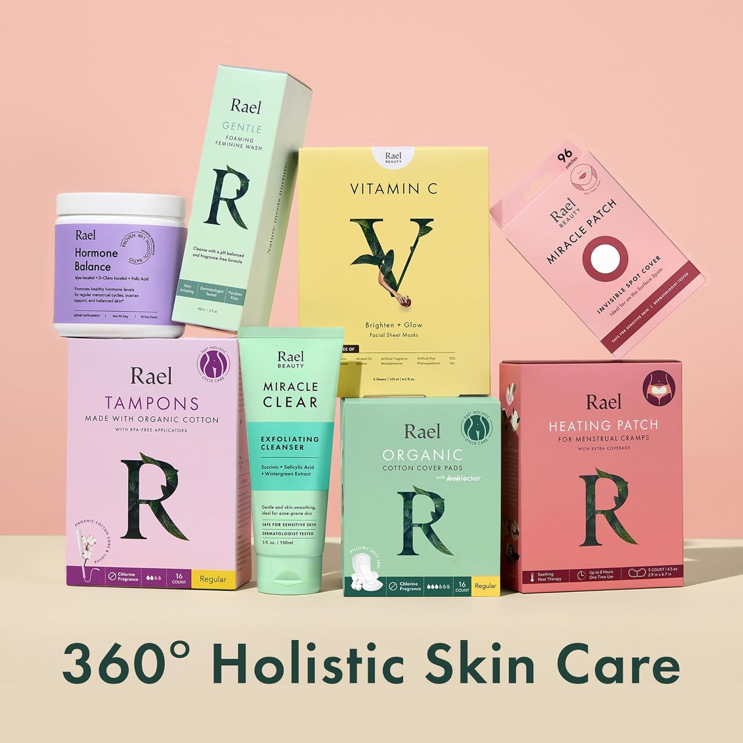 Rael Face Mask Skin Care, Collagen Face Masks - Bamboo Facial Sheet Mask, Korean Skincare, with Collagen Essence and Fruit Extracts, Nourishing and Moisturizing, All Skin Types (Collagen, 5 Sheets)