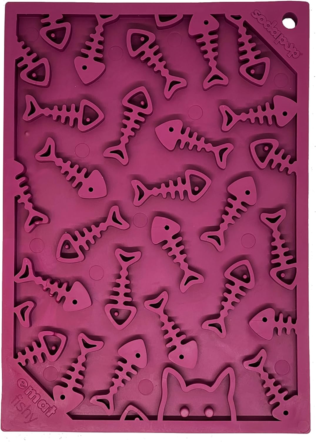 SodaPup Fun Enrichment Feeder, Rubber, Dog, Slow Feeder, 5" x 7"