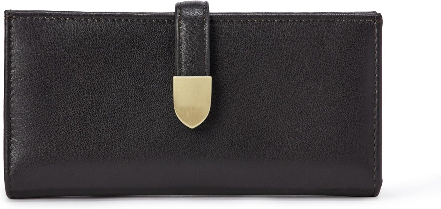 Amazon Essentials Women's Leather Clutch