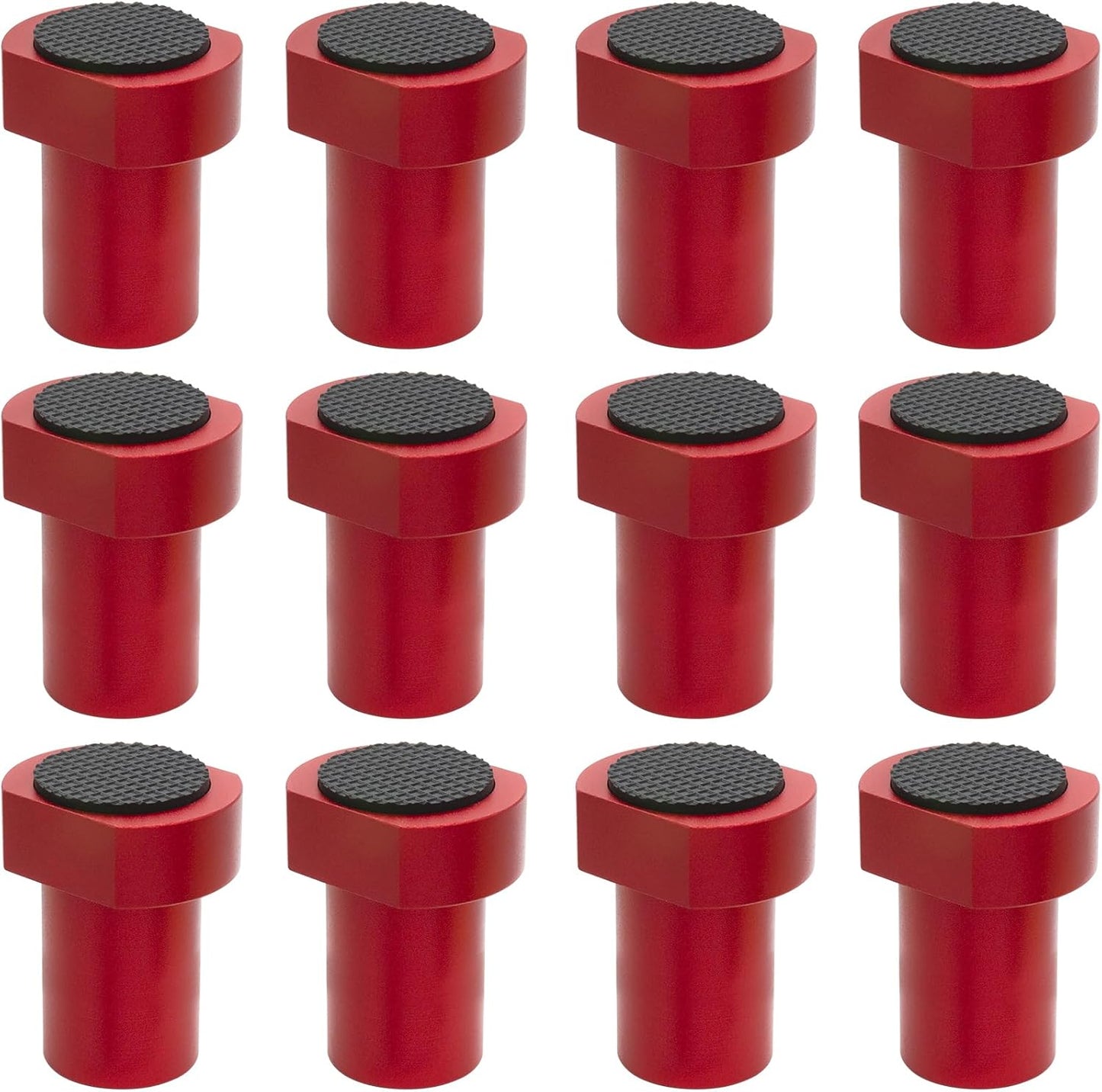 12-Pack 20mm/0.787'' Bench Dogs,Non-Slip Bench Dog Clamp Aluminum Alloy Table Stops for MFT Workbenches, Fits 0.787" Dog Holes - Professional Woodworking & DIY Accessories