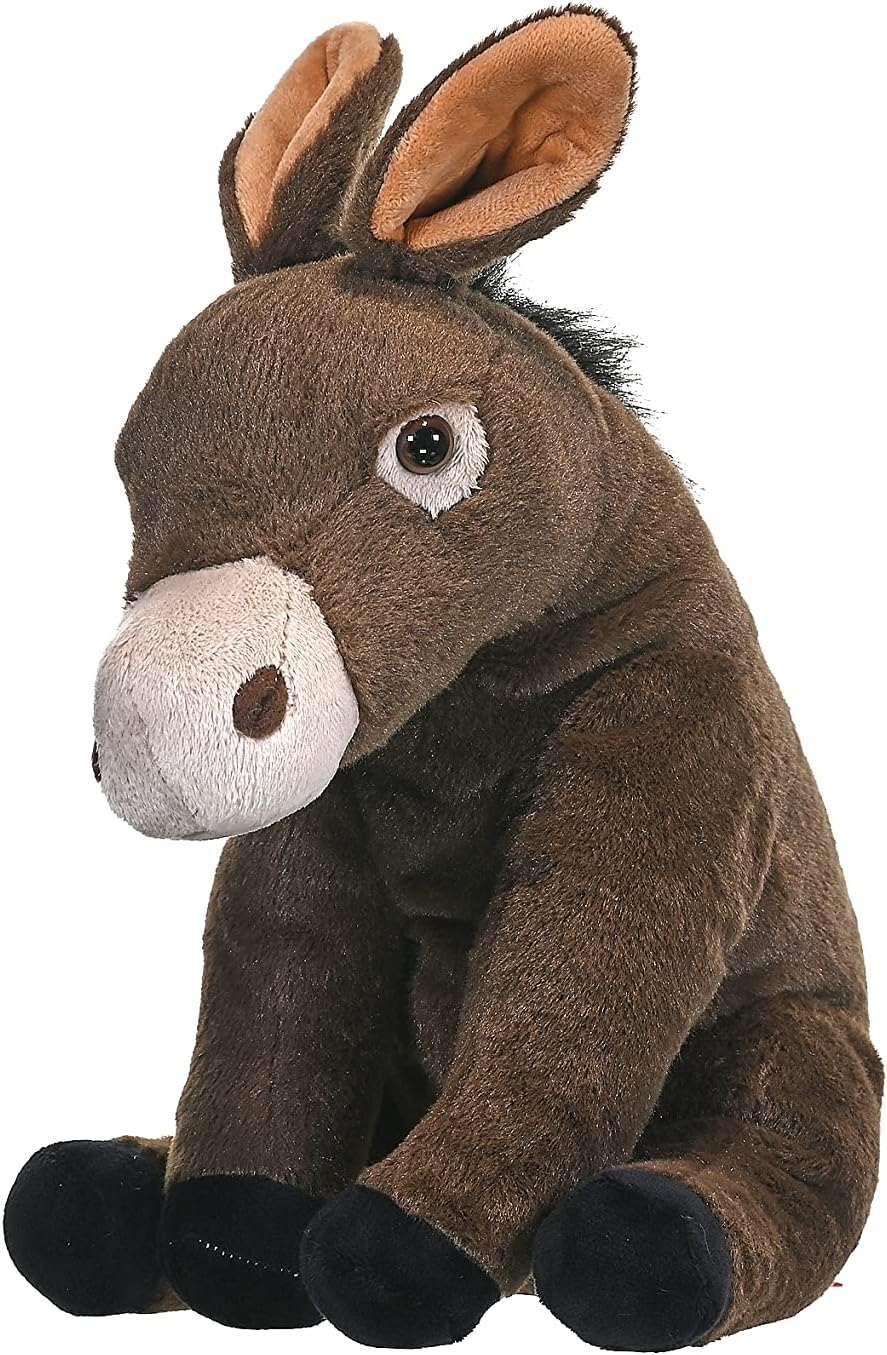 Wild Republic Mule Plush, Stuffed Animal, Plush Toy, Gifts for Kids, Cuddlekins 12"