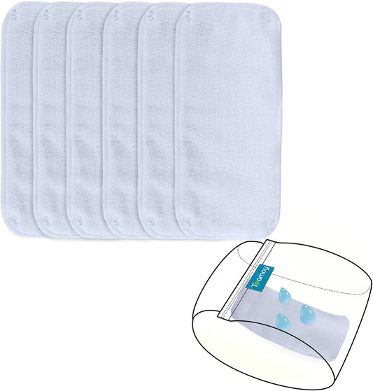 Teamoy Male Dog Diaper Pads, Reusable Dog Belly Band Liner Pads(Pack of 6), XXL