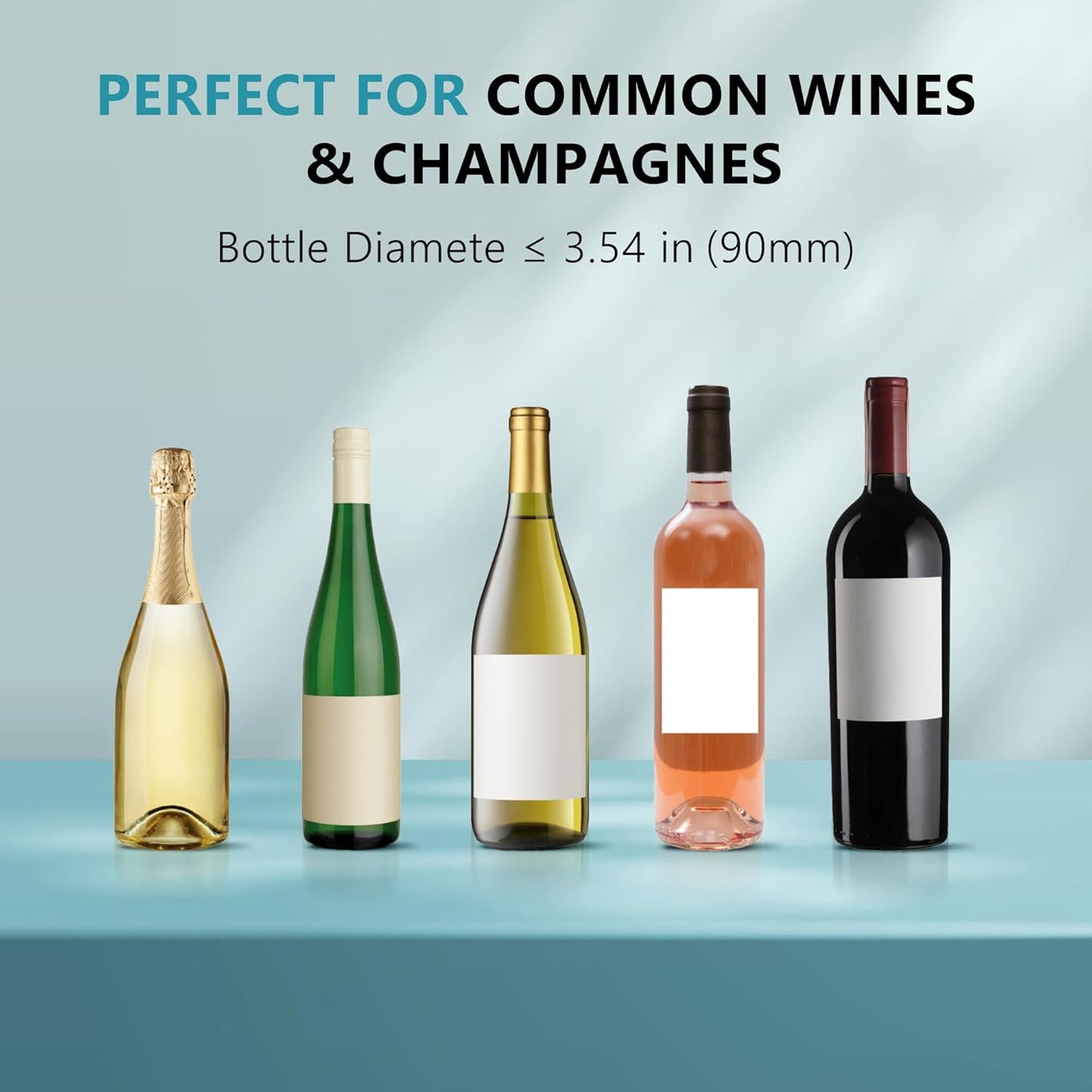 EUHOMY Wine Chiller Electric, Portable Wine Bottle Chiller for 750ml Wine & Champagne, Single Bottle Wine Cooler on Patio, Keep Cold Up to 1 Day - Extra Surprise for Wine Lovers, Gift for Him