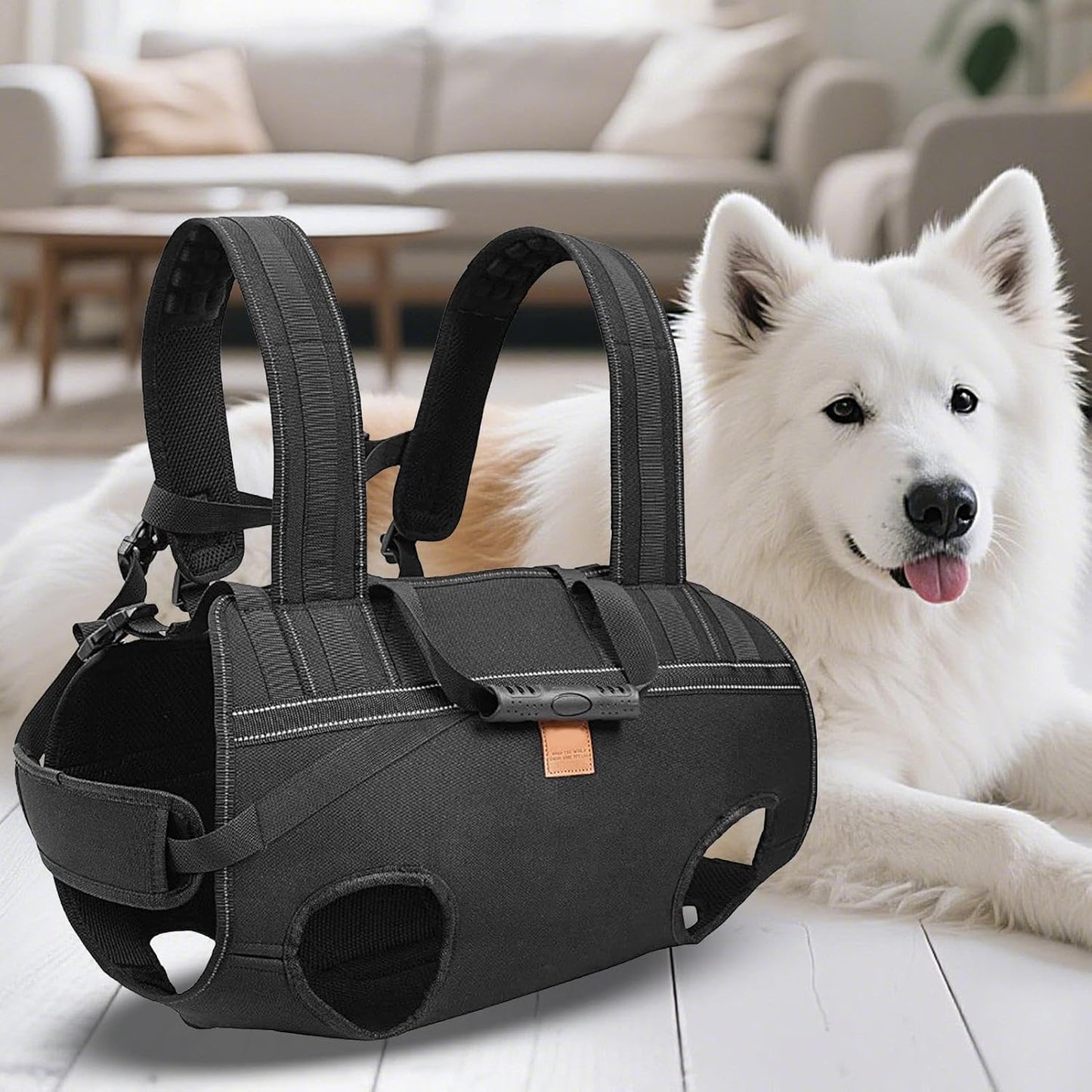 Dog Lifting Harness | Adjustable Breathable Carrying Vest,Dog Support Sling,for Large Breed Senior Elderly Rehabilitation Mobility Aid Daily Walk Travel Hiking