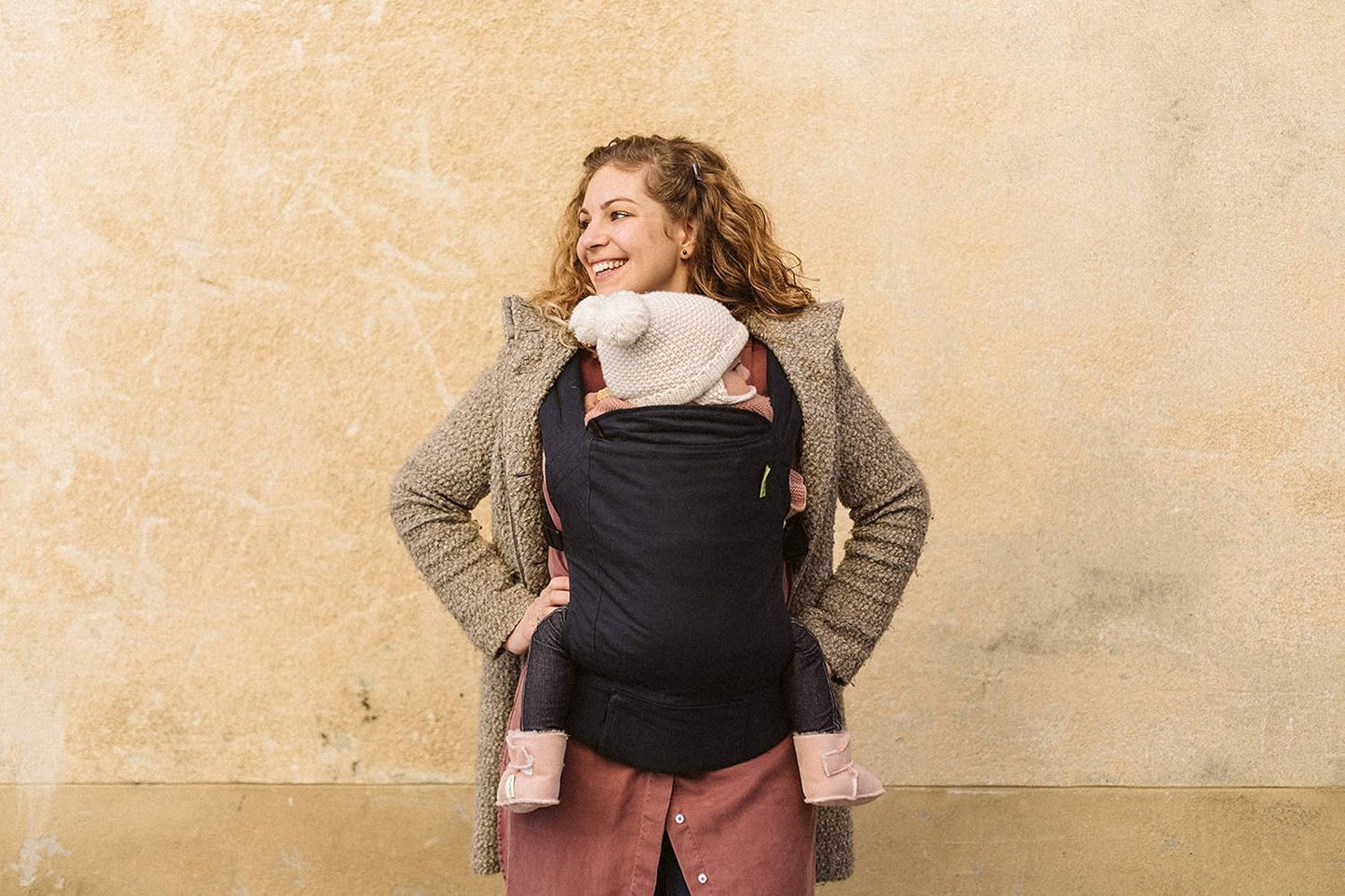 Boba Baby Carrier Classic - Backpack or Front Pack Baby Sling for 7 lb Infants and Toddlers up to 45 pounds (Navy)