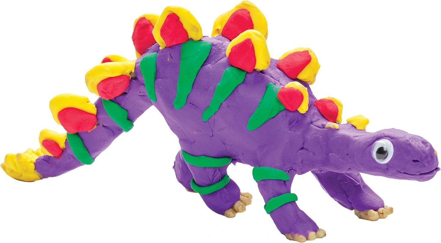 Creativity for Kids Create with Clay Dinosaurs: Sensory Craft, Creative Toy, Dinosaur Children's Toy, Boy Gifts, Easter Basket Stuffers for Kids (Ages 5+)
