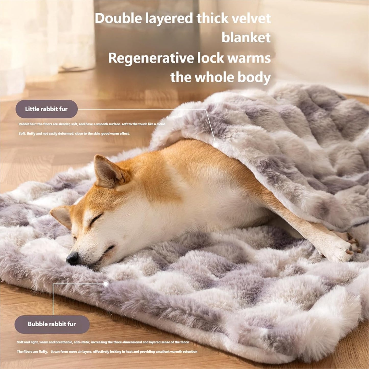 Pet Sofa Bed with Removable Furry Cover Soft Nest for Large Dogs & Cats Gift-Ready Design Crate Bed for Small Medium Dogs