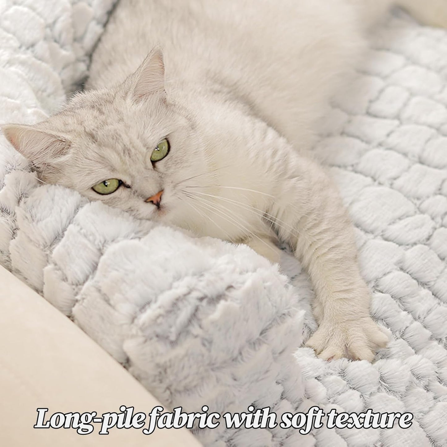 Dog Bed for Couch - Removable Washable Non Slip Sofa Cover, Raised Edge Calming Bed | Comfortable Indoor Relaxation for Home Kitchen Bedroom Living Room Porch Standard Size