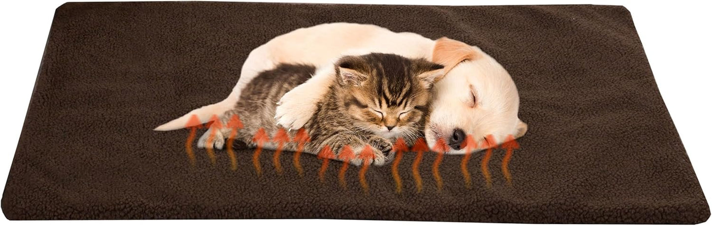 PETMAKER 라지/XL 셀프 워밍 보온 반려동물 크레이트 패드