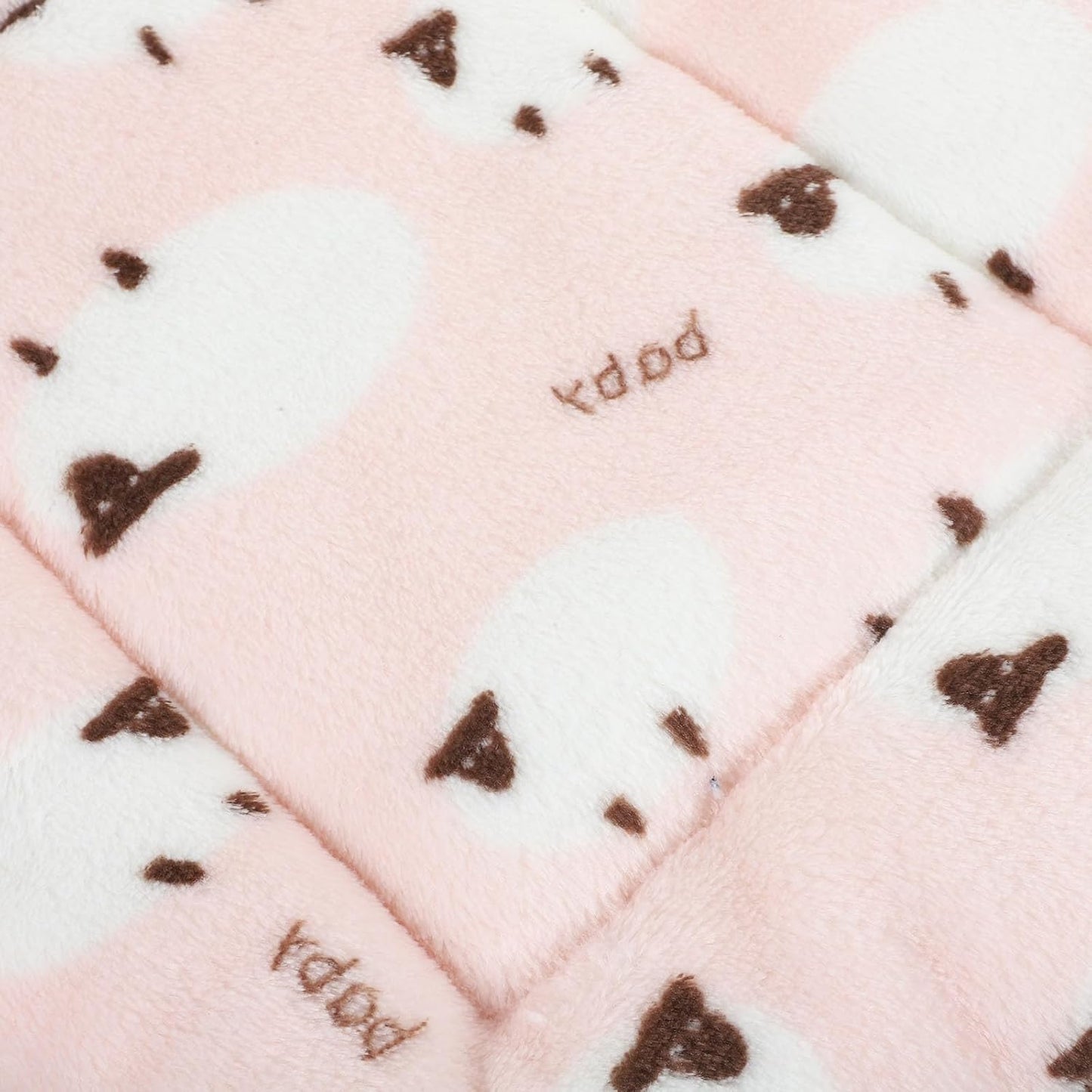 FAVOMOTO 2pcs Small Animal Bed Mats for Cage Thickened Plush Warm Sleeping Pads Washable Pet Bedding Mats for Winter Guinea Pig Hamster Rat Cage