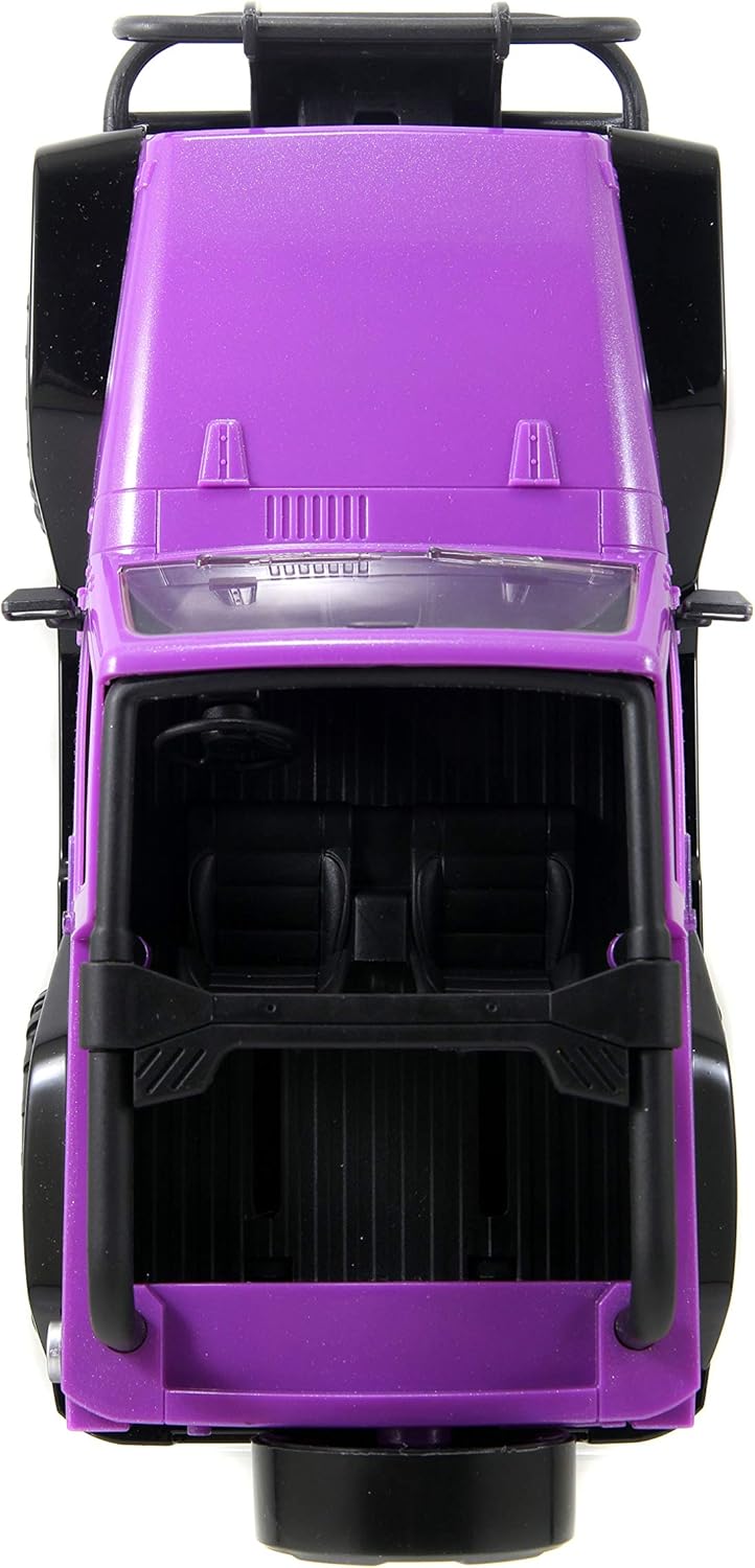 Girlmazing 1:16 Jeep Wrangler RC Radio Control Cars, Toys for Kids (Purple)