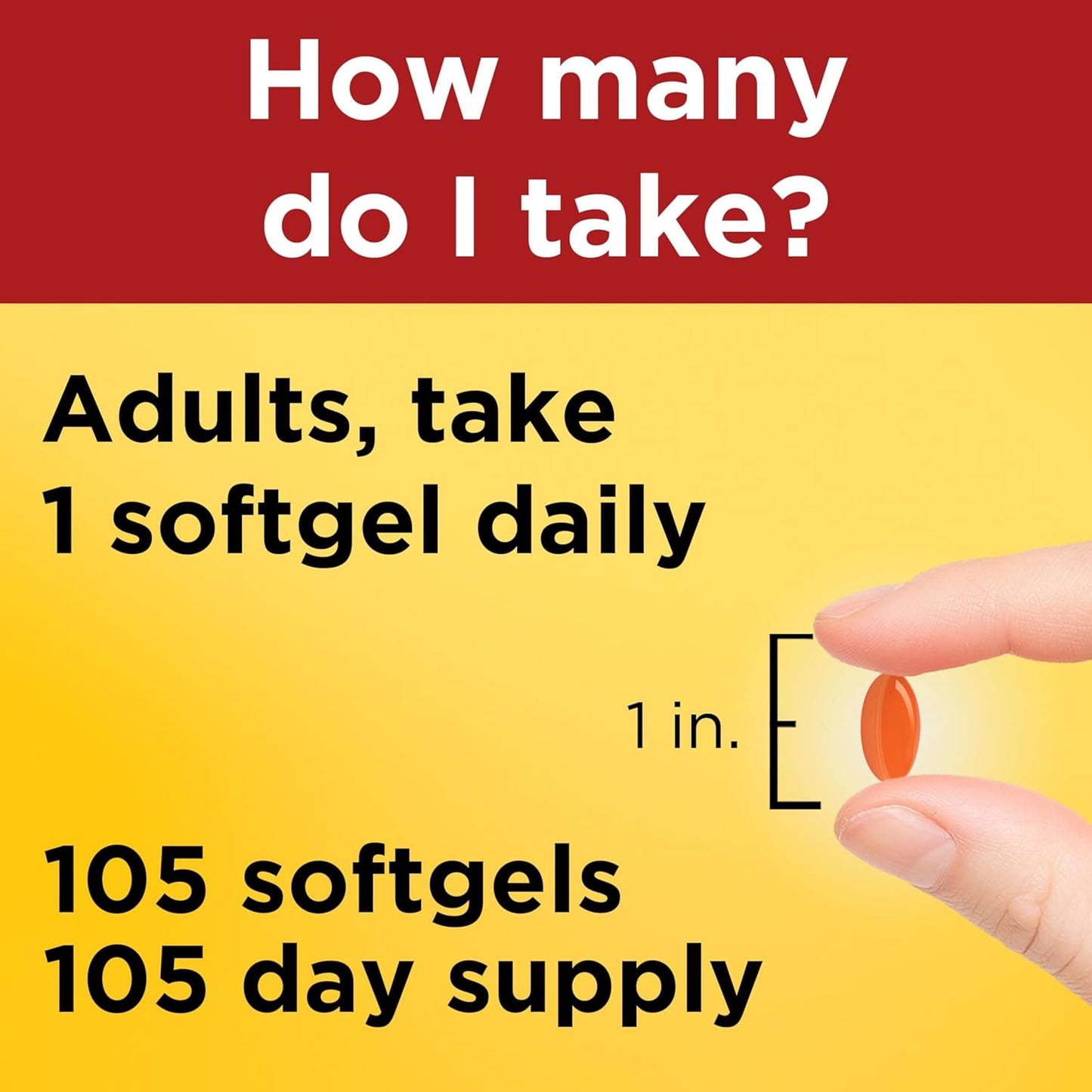 Nature Made CoQ10 200mg Softgels, Dietary Supplement for Heart Health Support, 105 Softgels, 105 Day Supply