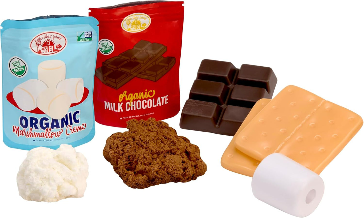 Little Tikes Creative Chefs Smores Kit with 8 Accessories, Pretend Play Cooking Set, for Boys and Girls Ages 3+ Years
