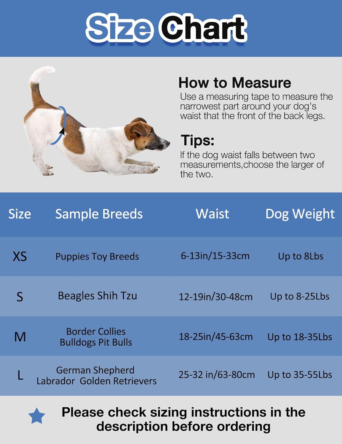 Dono Disposable Male Dog Diapers, Super Absorbent Male Dog Wraps for Small to Large Dogs, 360° Leak-Proof with Wetness Indicator,S,48PCS