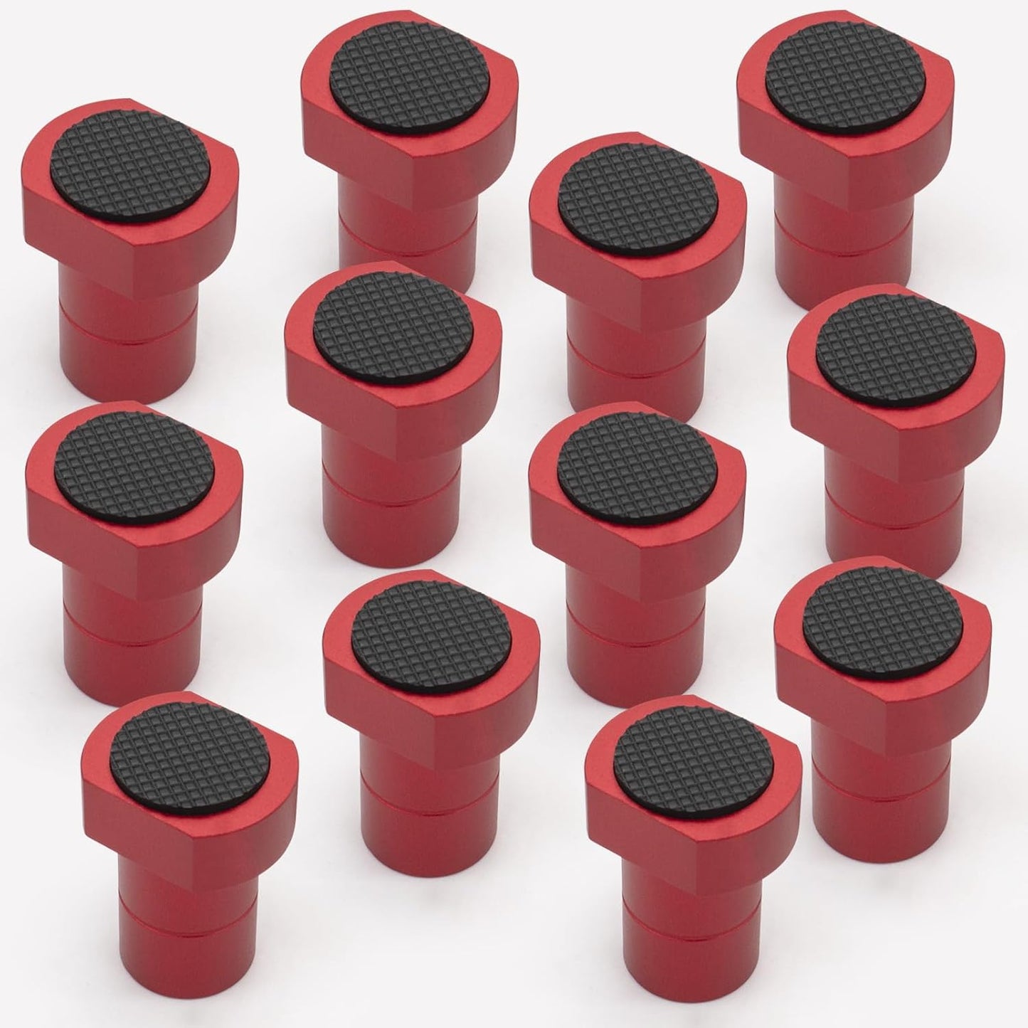 12-Pack 3/4" Bench Dogs,Non-Slip Bench Dog Clamp Aluminum Alloy Workbench Dogs Stops for MFT Tables, Woodworking & DIY Projects(19mm/0.75inch)