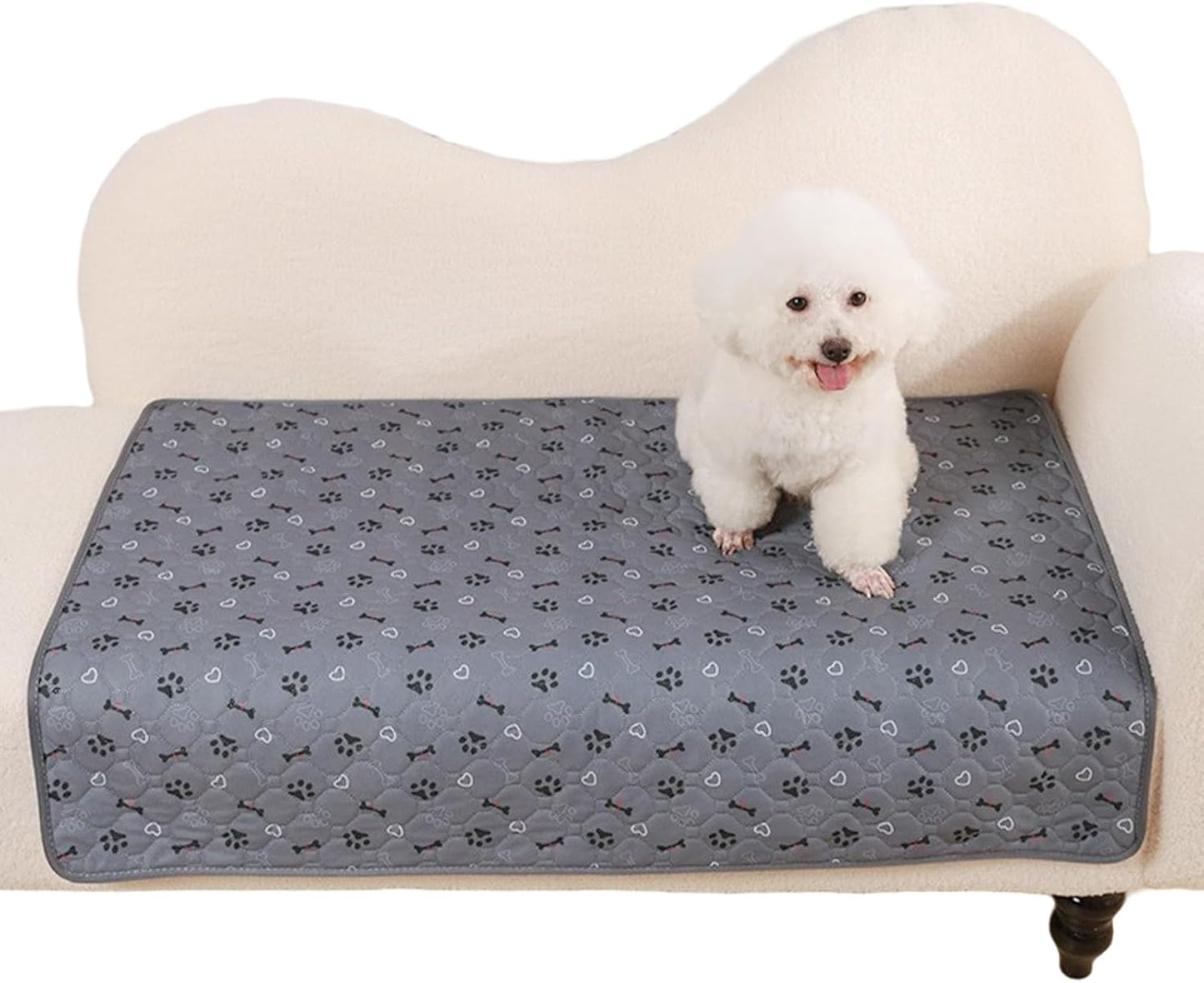Dog Pee Pads, Puppy Training Sheets, 39.37x27.56 Inches Fast Drying Absorbent Mat, Non Slip Liner for Nursing Home Travel Vet Clinics Elderly Care Crate and Pet Hygiene Maintenance