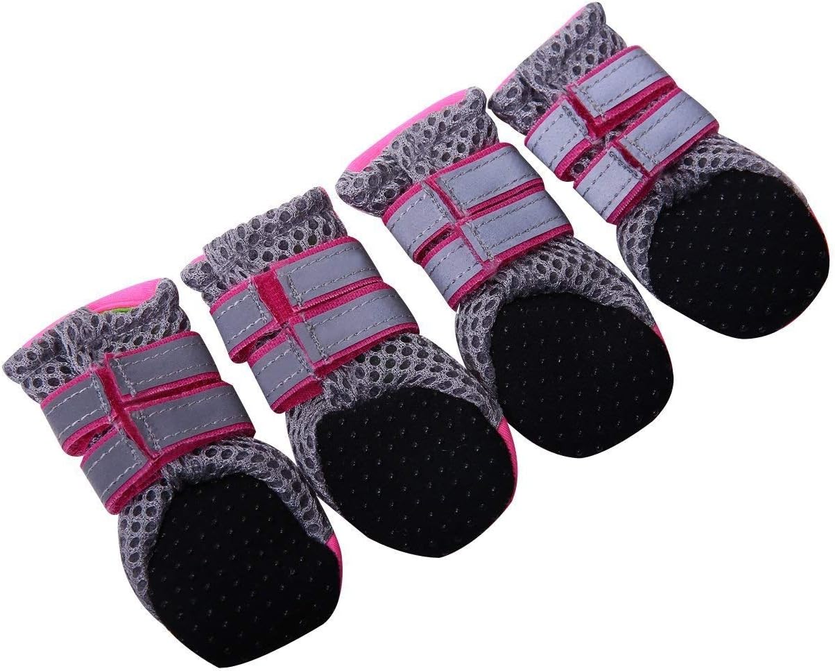 Winter Dog Shoes Warm Small Big Dogs Shoes Socks Waterproof Reflective Dog Boots Paw Protector Non Slip Rain Snow Pet Booties (Small)