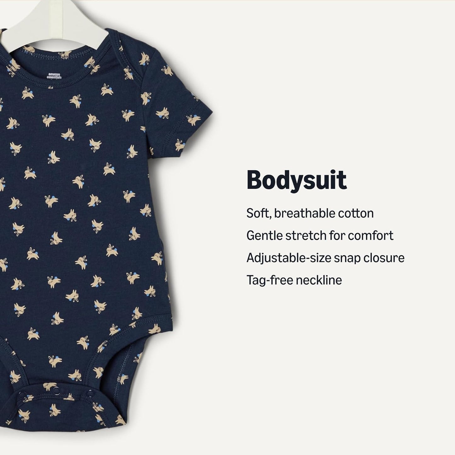 Amazon Essentials x Sofia Grainge Unisex Babies' Short Sleeve Crewneck Bodysuit