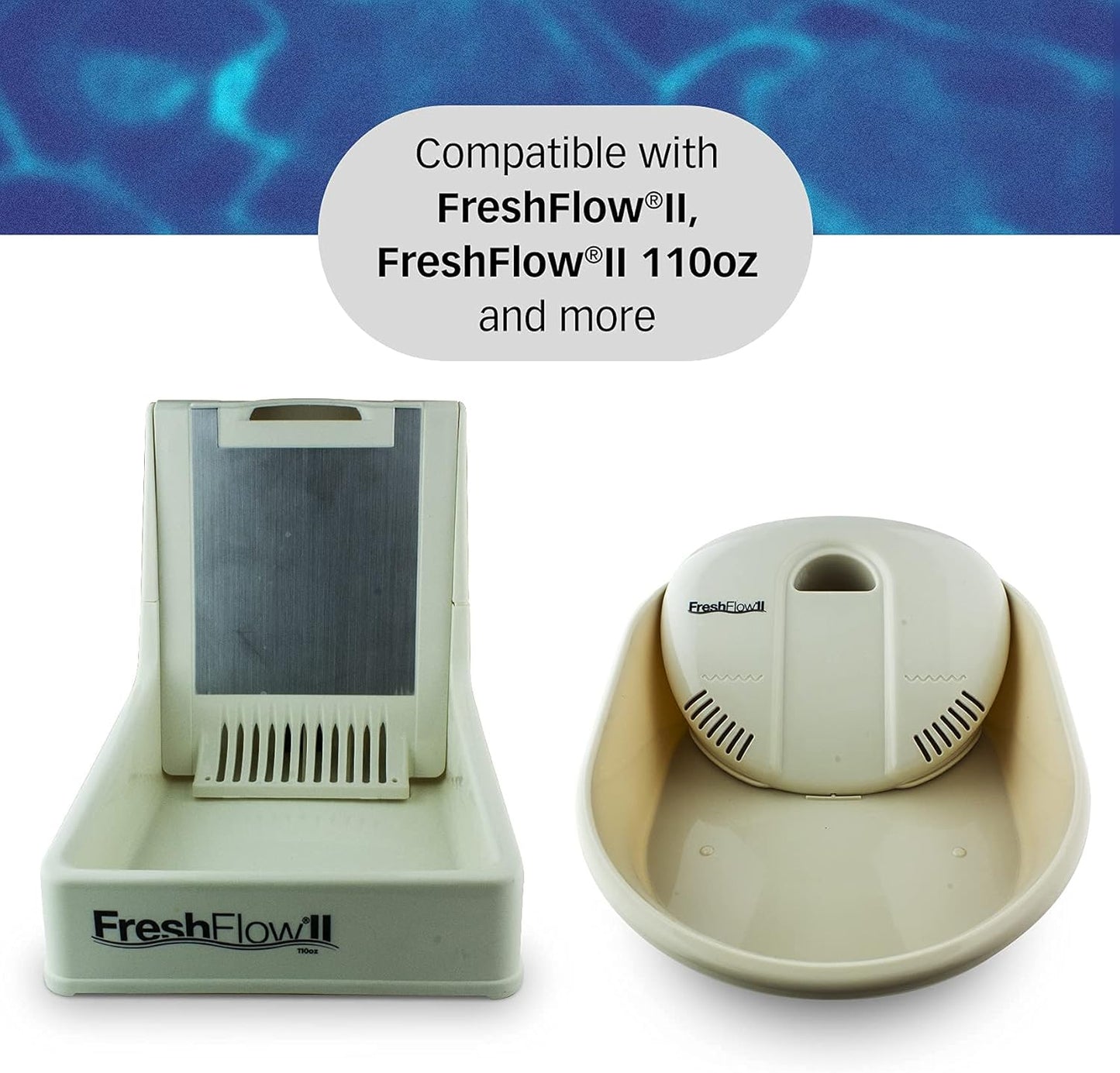 PetStandard Filters for Petmate Fresh Flow Pet Fountains (12 Pack)