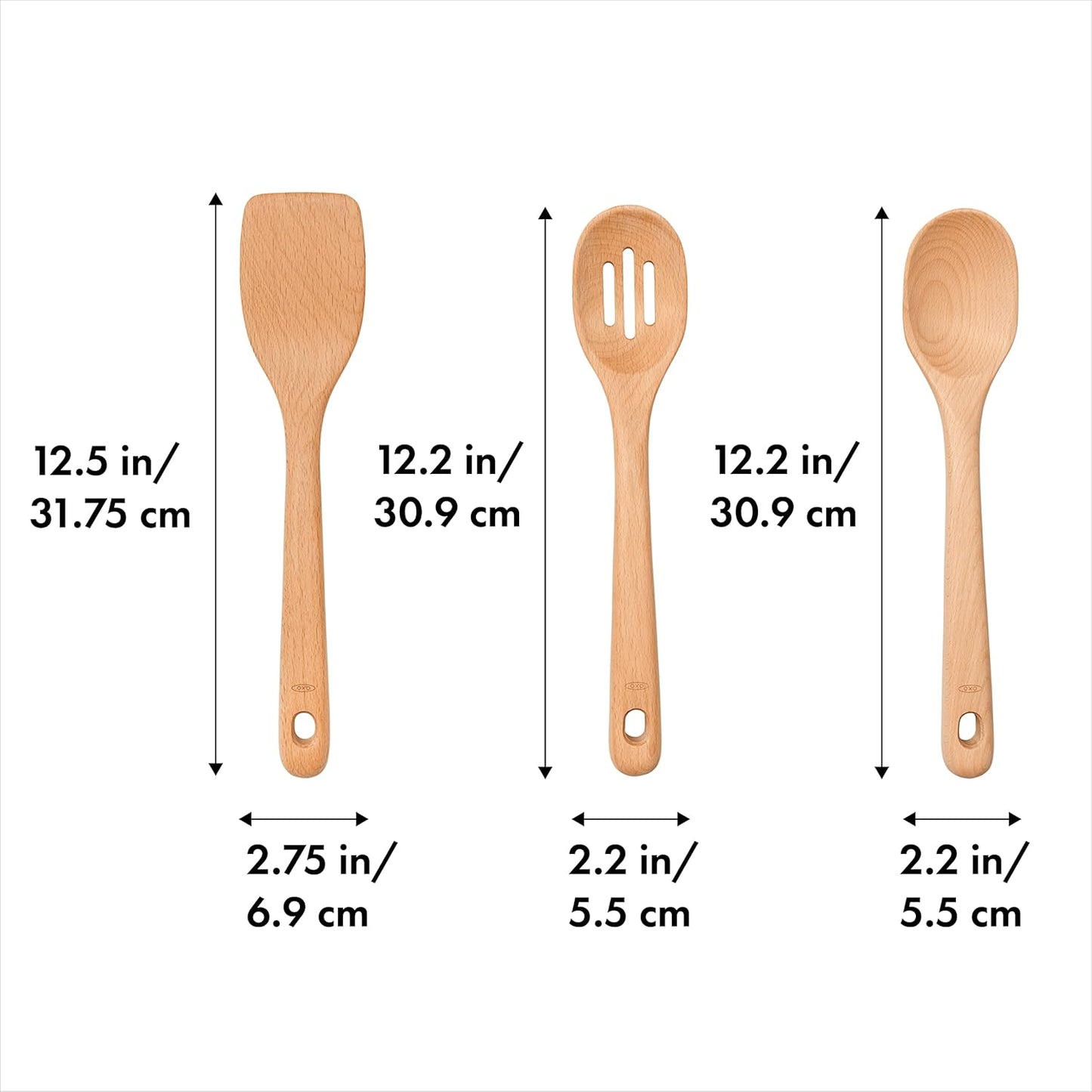 OXO Good Grips 3- Piece Wooden Utensil Set