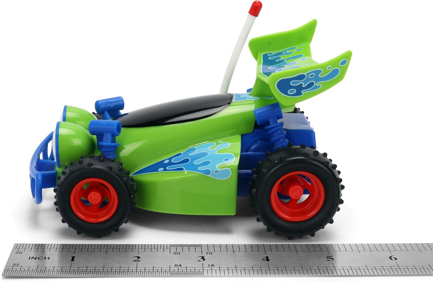 Jada Toys 1:32 RC Toy Story RC Buggy – Simple Function Remote Control Car for Kids with 5.5" Body and Movie-Inspired Design – No Figure Included