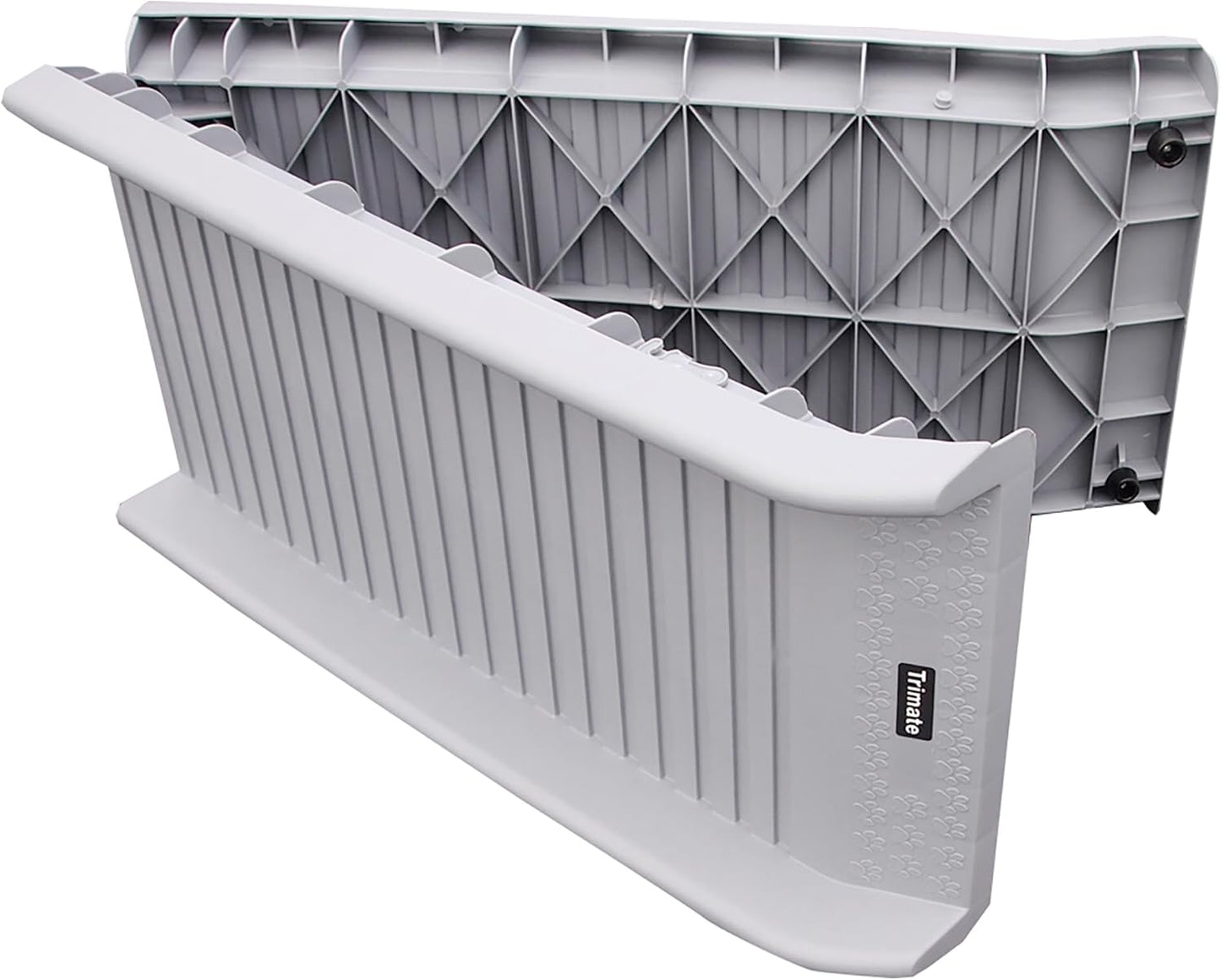 Folding Pet Ramp, 61 Inch, Portable Lightweight Dog or Cat Ramp, Great Traction, Suitable for All Cars, Max Load 165 Pound Capacity to accommodate Large Dogs, Color, Grey