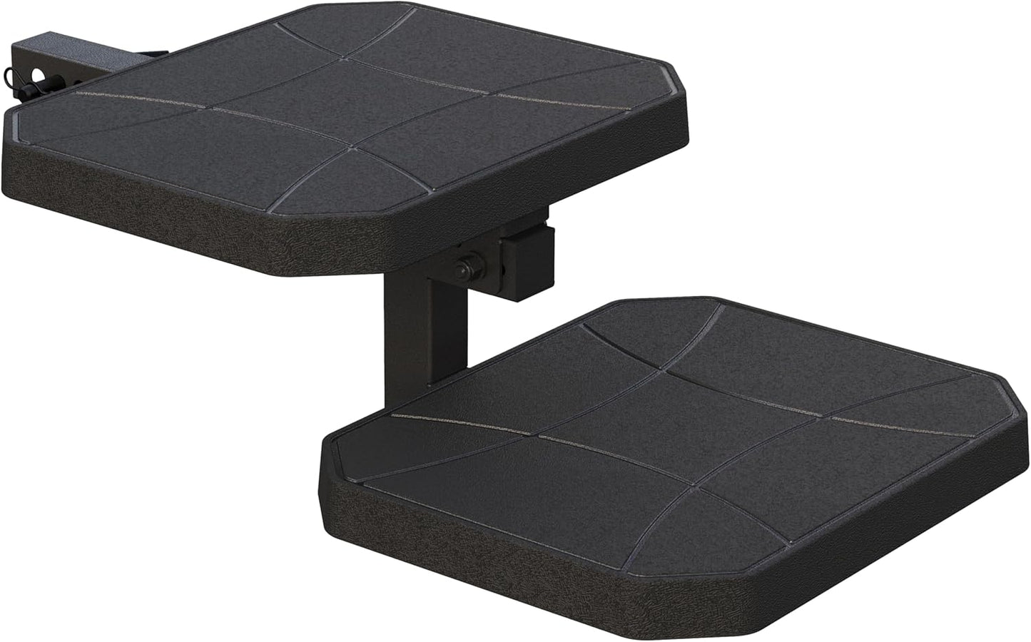 YS03 Two-Stage Foldable Pet Step Hitch Step |Compatible with 2" Hitch Receiver | Helps Dogs Get in & Out of Car Van SUV| Size 20 x‎16 inch.