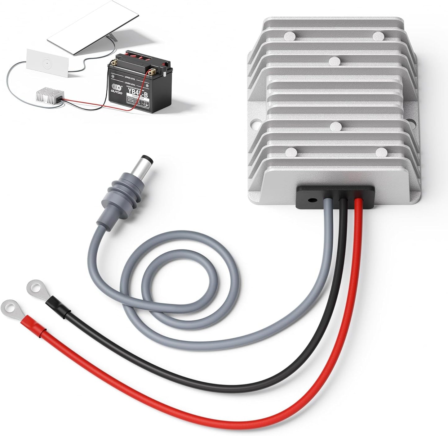 Starlink Gen 3 Power Cord 12V to 57V 4.5A Conversion Kit for Starlink Gen 3 Power Supply 12V Step Up Adapter with Waterproof DC Plug Zero Voltage Drop Router Boost Converter for RV Car Off-Grid Marine