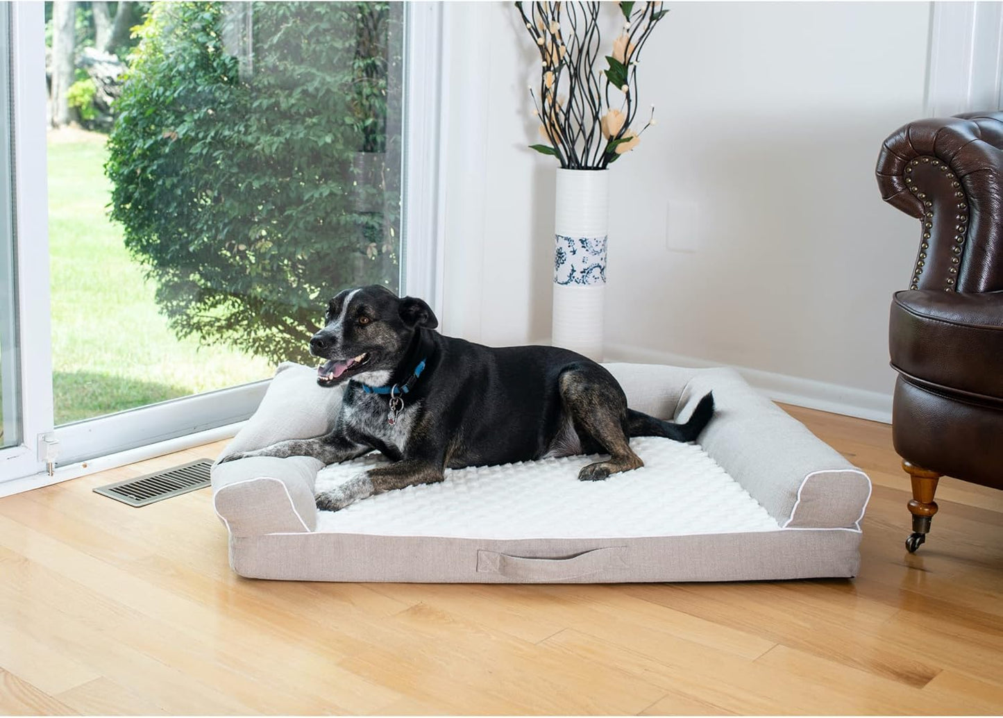 Armarkat D07B Bed Dog Bed, One Size, Beige, Ivory