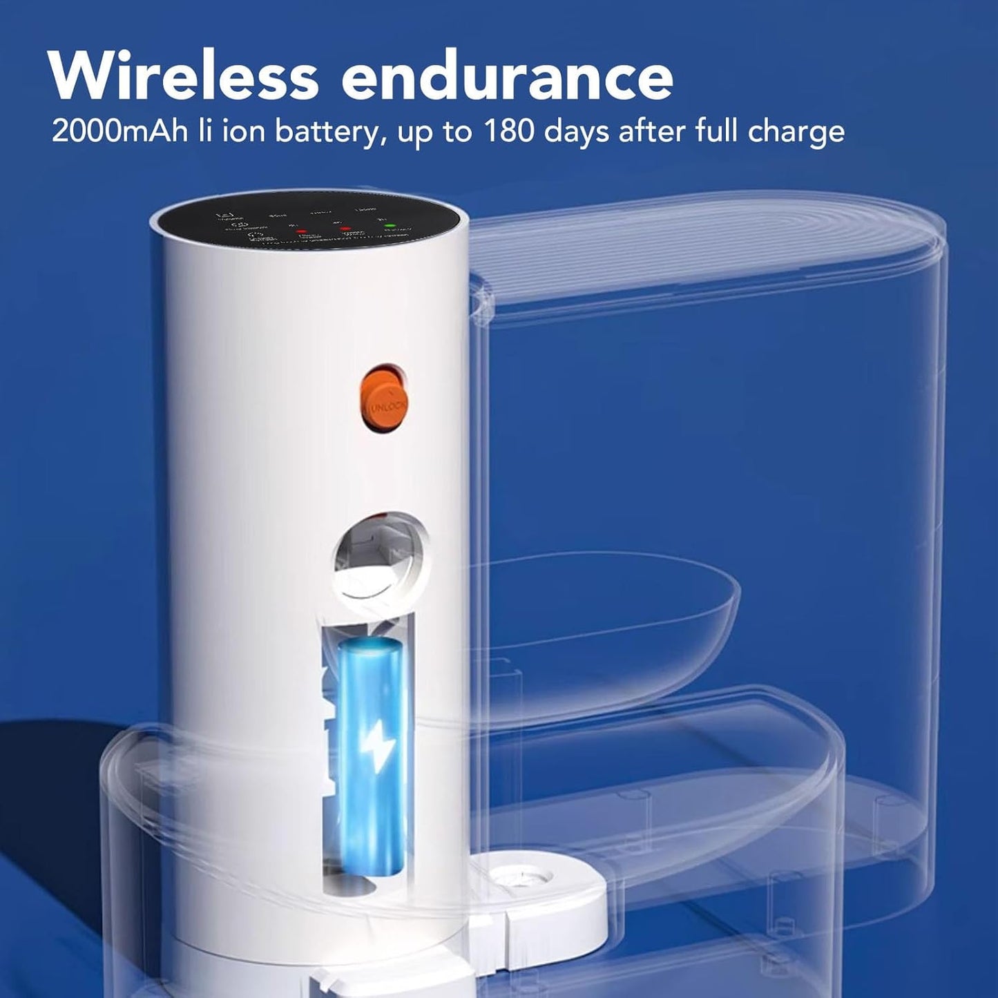 Smart Cat Water Dispenser, Automatic Pet Waterer Self Refill Tipping Cat Water Fountain with 3L Water Tank Rechargeable Pet Water Bowl Dog Drinking Fountain for Clean Water