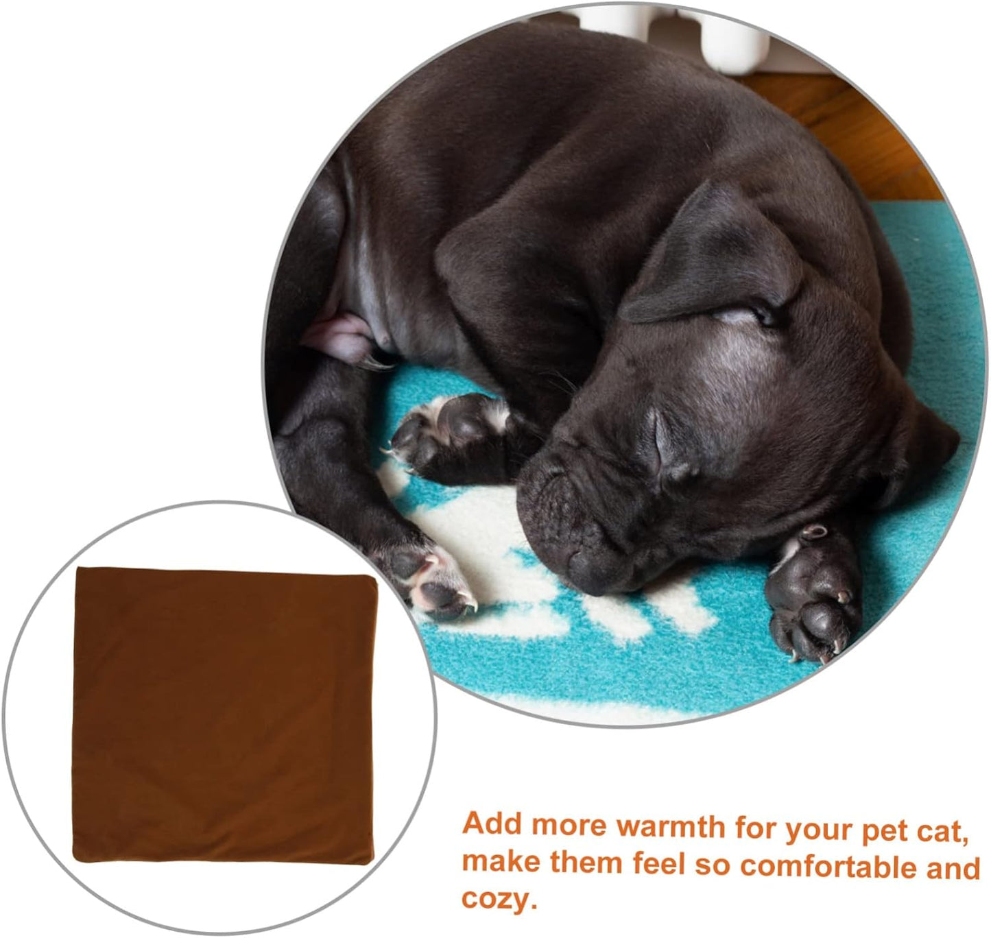 YARNOW Pet Heating Pad Cover Electric Blanket Cover for Dogs and Cats Washable Reusable Stylish Home Decor