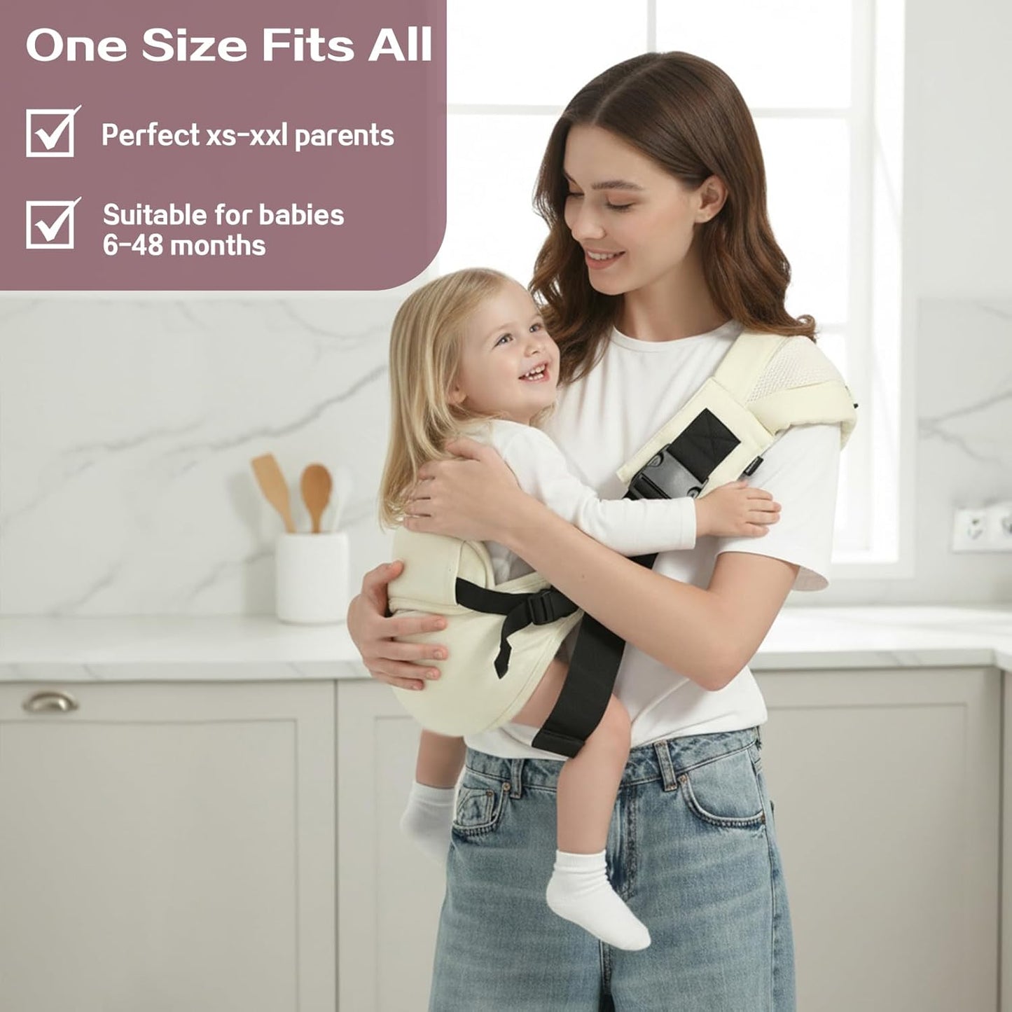 Toddler Sling Carrier, Toddler Carrier Sling, Baby Carriers Hip Carriers with Backrest, Lightweight Travel-Friendly Baby Slings Carriers, Green