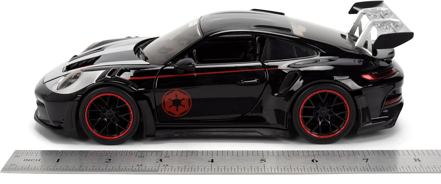 Jada Star Wars Darth Vader 1970 Dodge Charger R/T Hollywood Rides Die-Cast Car with Figure 1:24 Scale