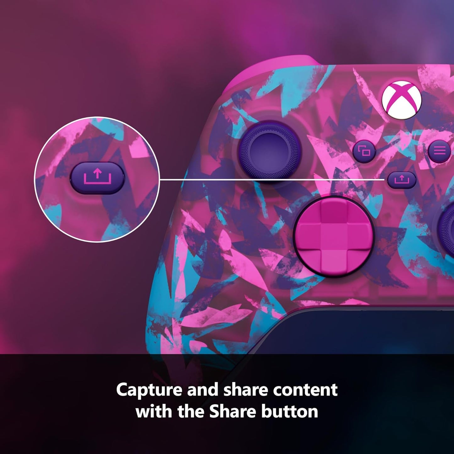 Xbox Wireless Controller Heart Breaker Special Edition - Wireless & Bluetooth Connectivity - New Hybrid D-Pad & Share Button - Featuring Textured Grip