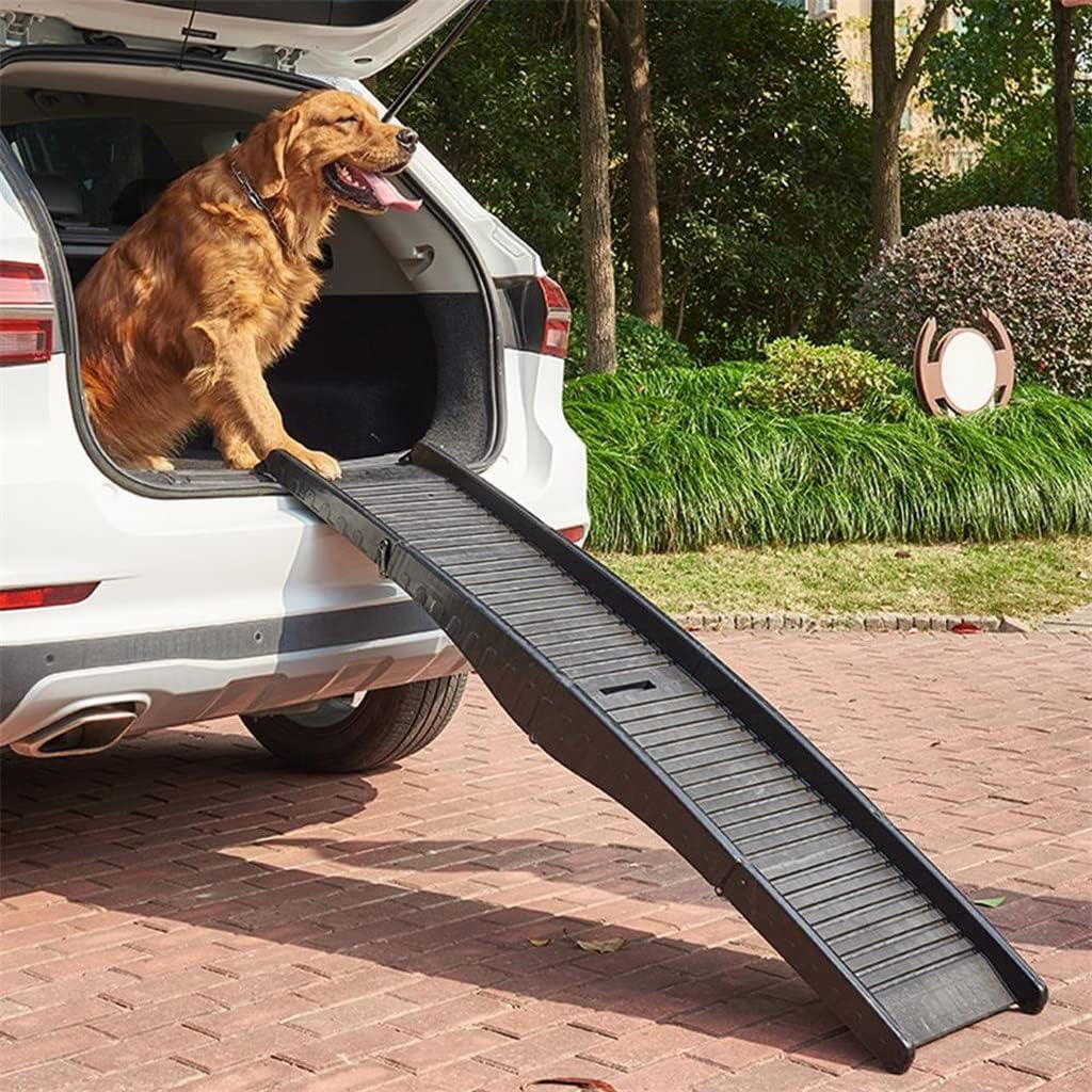 Dog Steps Pet Stairs Ramp Lightweight Folding Ladder for High Beds Trucks Cars SUV Over 5kg (As Show 1)