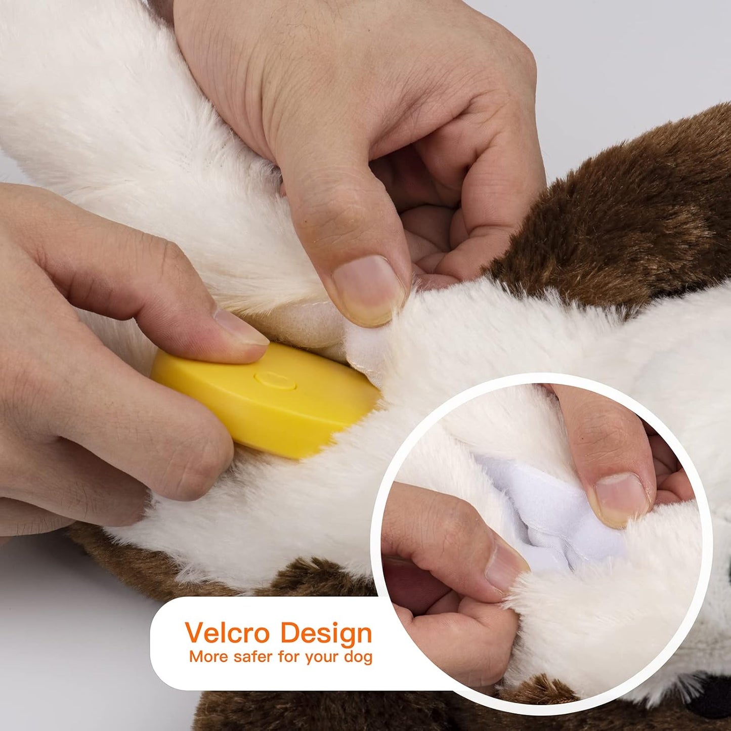 Heartbeat Puppy Toys Dog Heartbeat Toy for Dog Anxiety Relief and Calming Aid, Heartbeat Stuffed Animal for Puppy Sleep Aid Crate Training, Puppy Essentials Needs Gifts