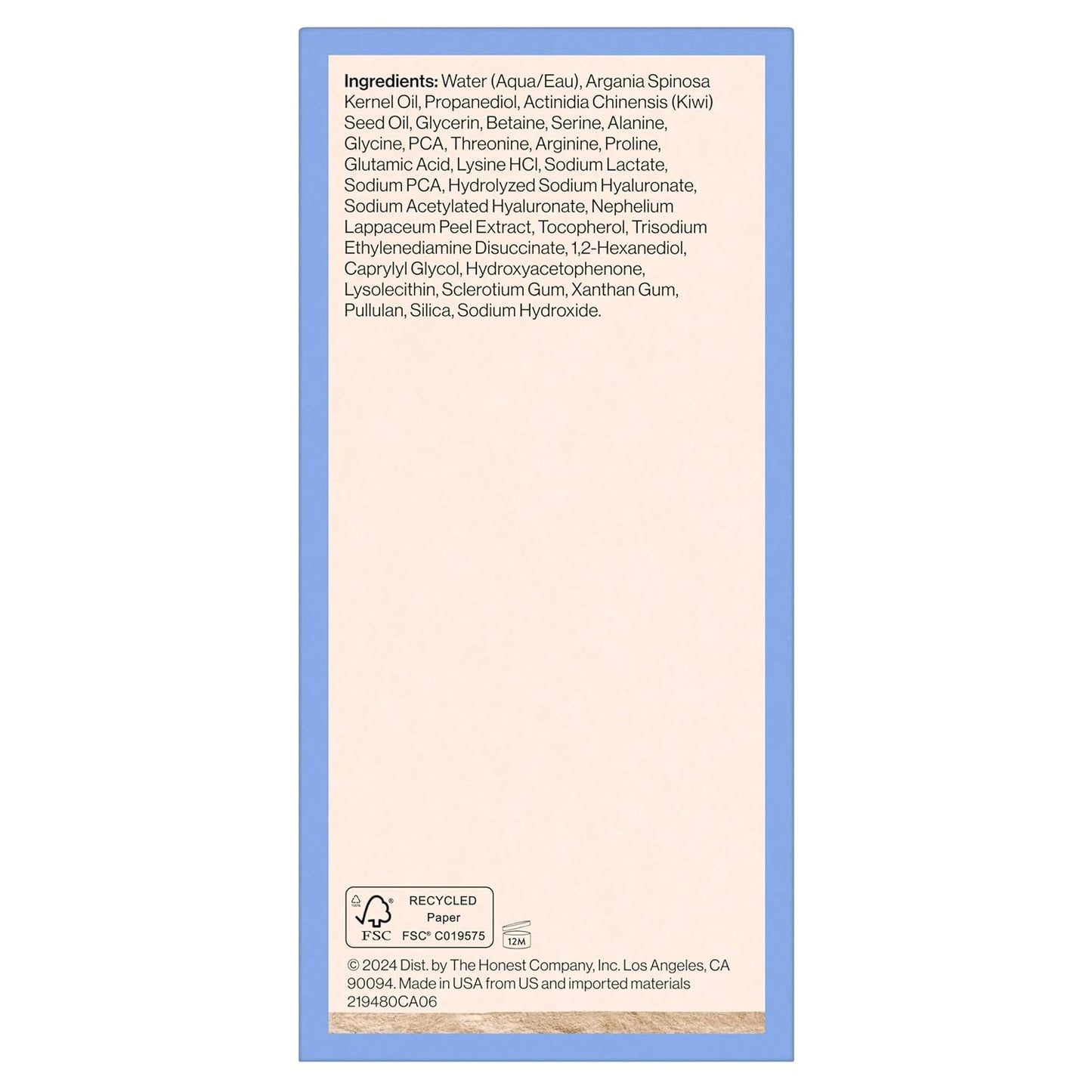 Honest Beauty Hydrogel Deep Hydration Hyaluronic Acid Serum, Moisturizes Plumps, Hypoallergenic, Fragrance-Free, Vegan, Gentle for Sensitive Skin, 1 fl oz