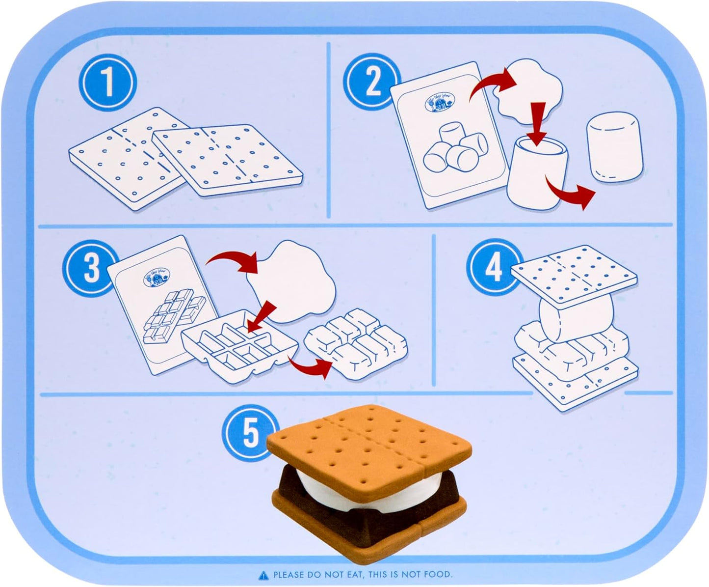 Little Tikes Creative Chefs Smores Kit with 8 Accessories, Pretend Play Cooking Set, for Boys and Girls Ages 3+ Years
