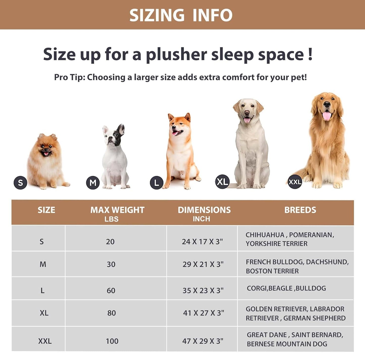Dog Bed for Medium Dog - Orthopedic Pet Beds with Memory Foam, Waterproof Removable Washable Cover with Non-Slip Bottom, Grey, 30" L x 20" W x 3" H