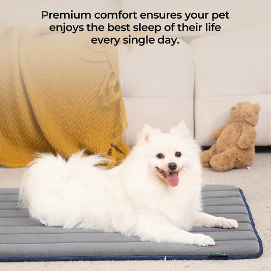 BALANCE Dog Crate Pad, Dog Foam Crate Mat Kennel Pad, Washable Water-Resistant Pet Bed Flat Dogs Cage Mat for X-Large Dogs