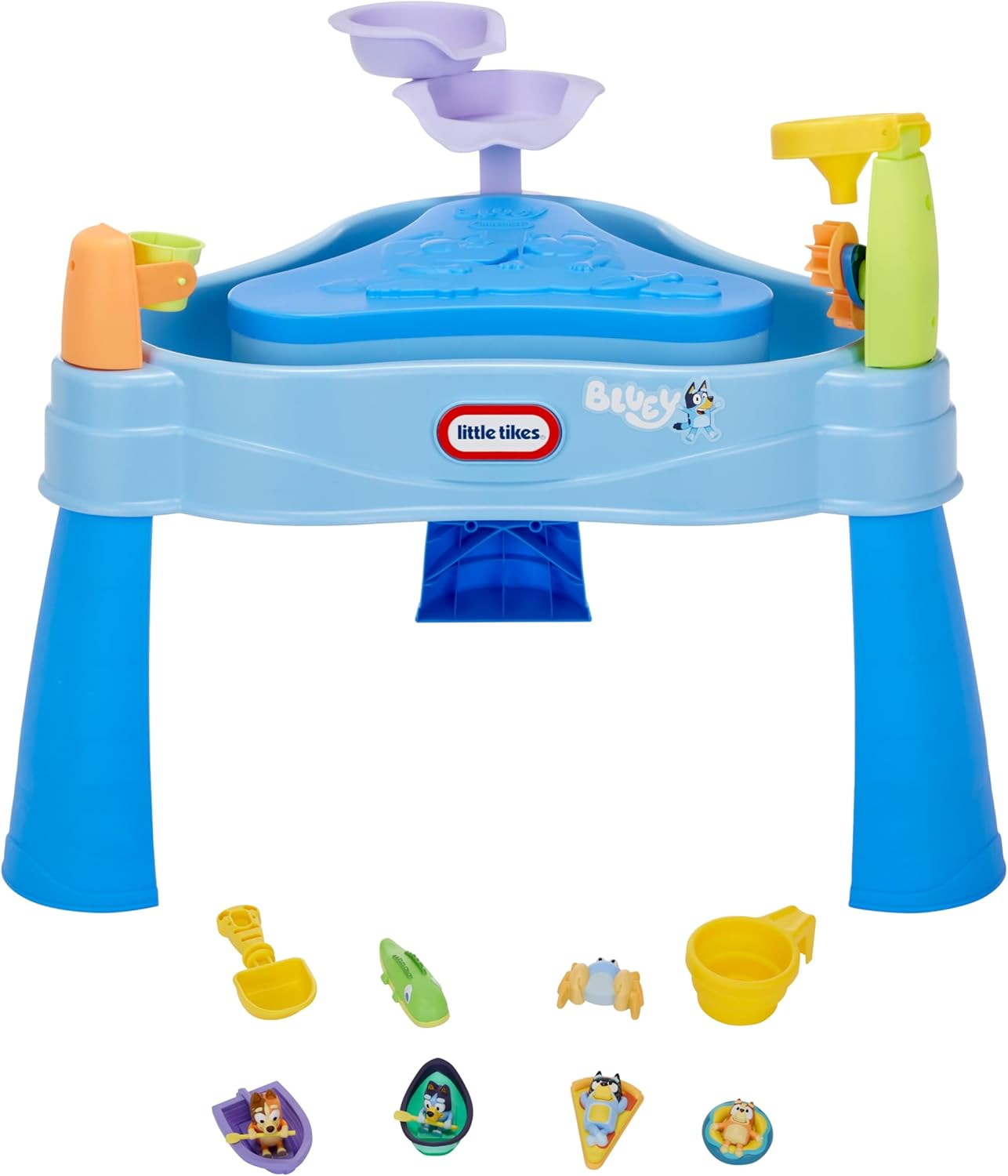 Little Tikes Bluey Water Table with 6 Accessories & Characters - Full Set (727382)